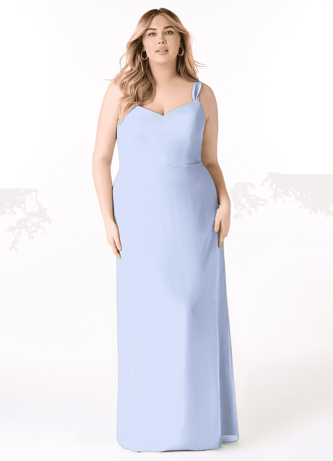 Azazie Denice Jurken voor thuis passen Jurk van Chiffon met Kolom Geplooid Agave image8