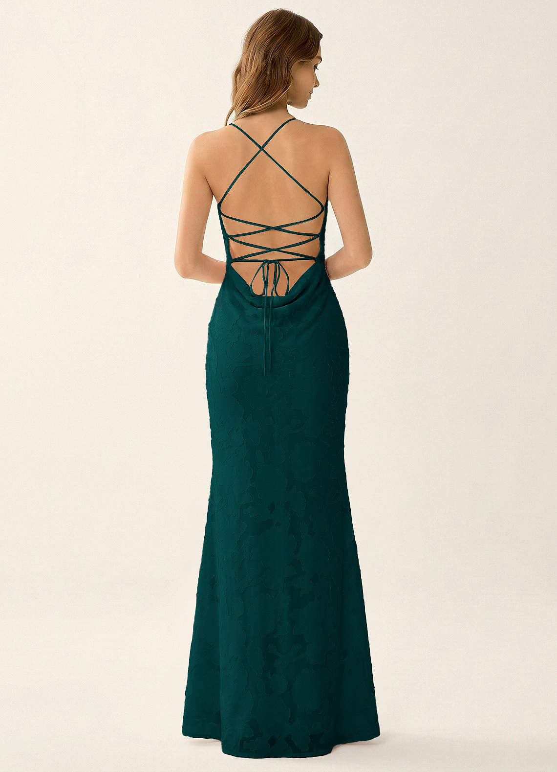 forest green corset dress Azazie 2026 Corset Lace Up Mermaid Prom Dress Forest Green Gown