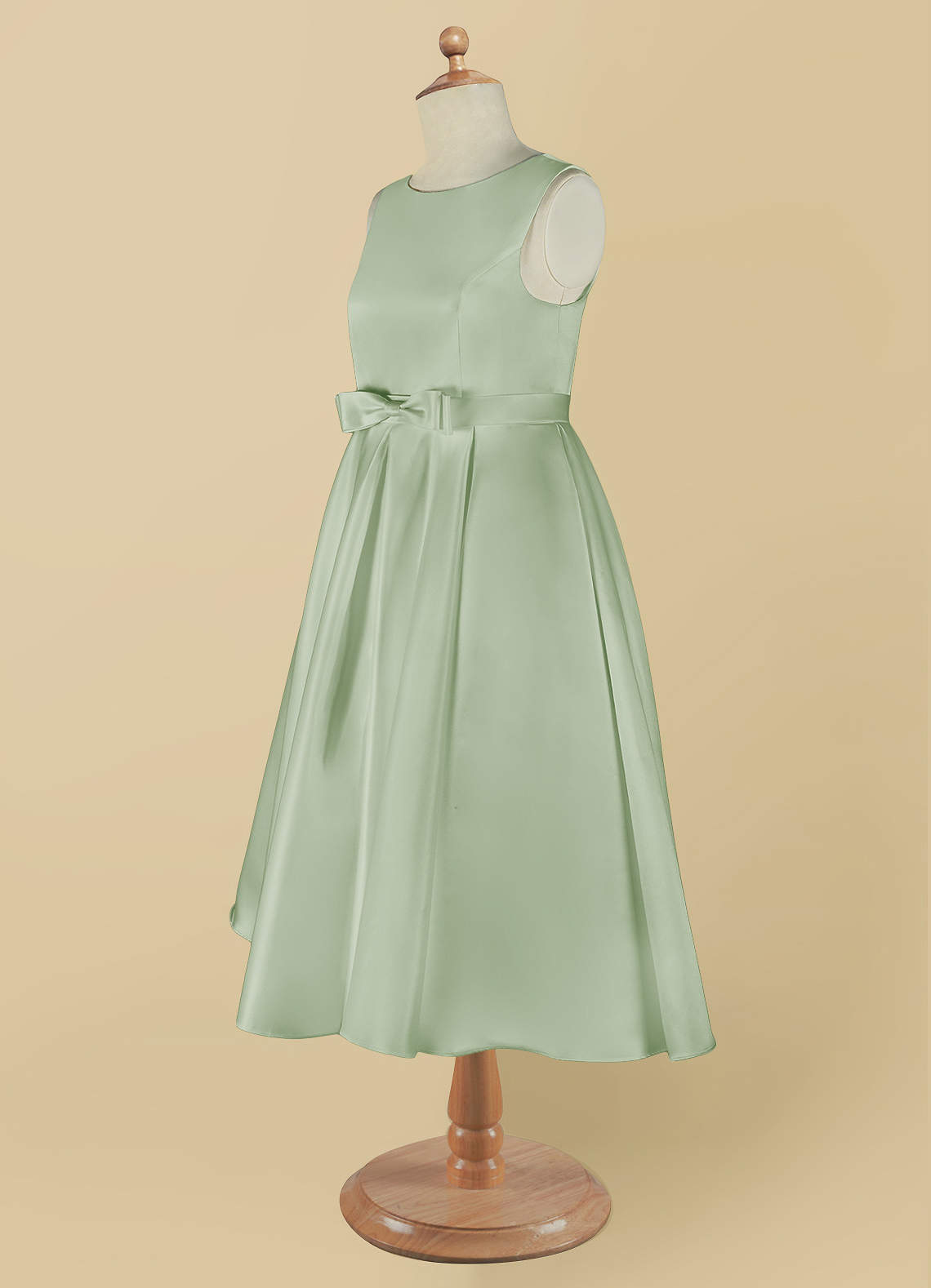 slim fit dress slacks Sage Green High-low Prom Dresses with Ruffles Skirt – loveangeldress