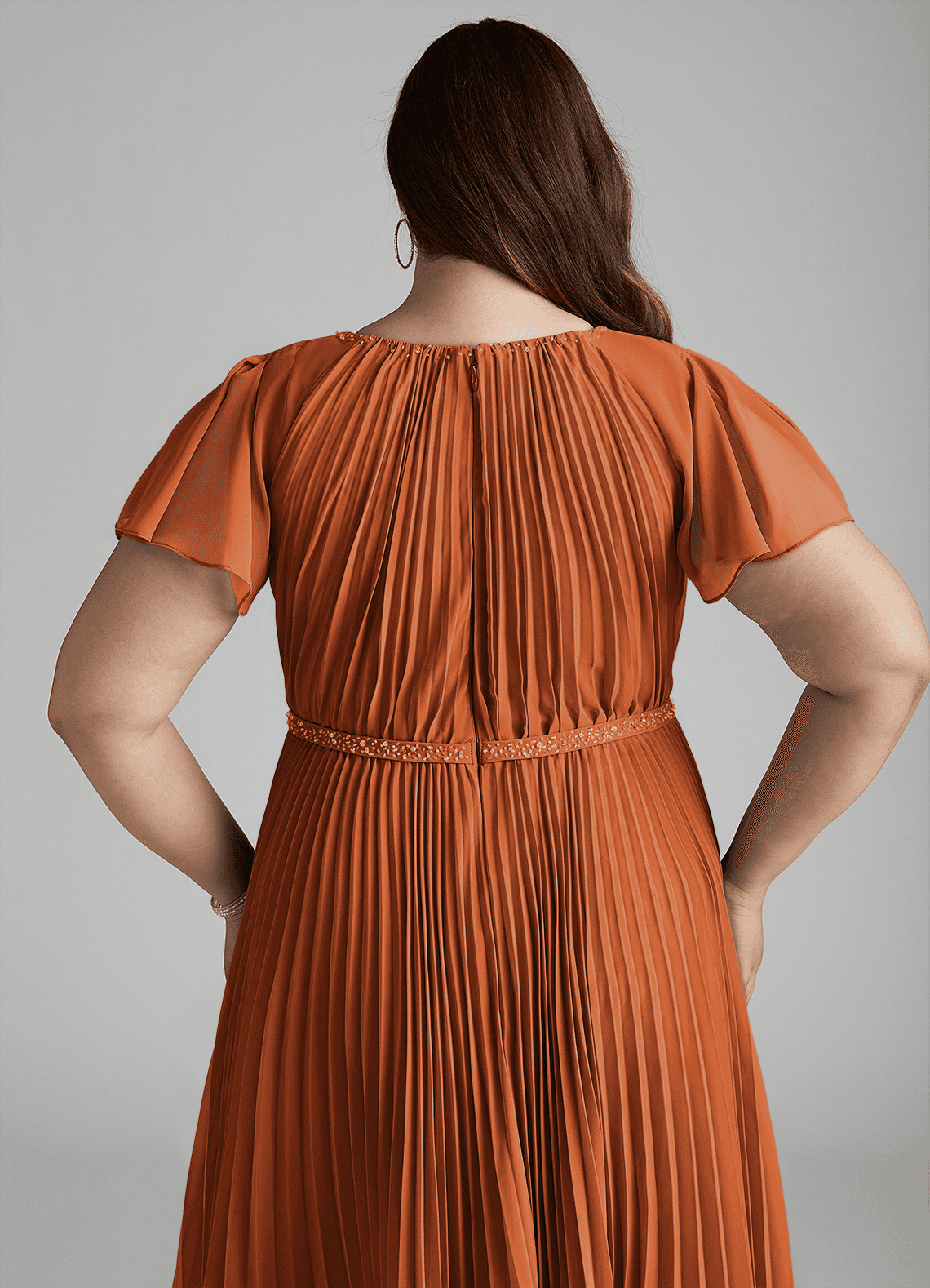 Azazie Kara Final Sale A-Line Pleated Chiffon Floor-Length Dress image13