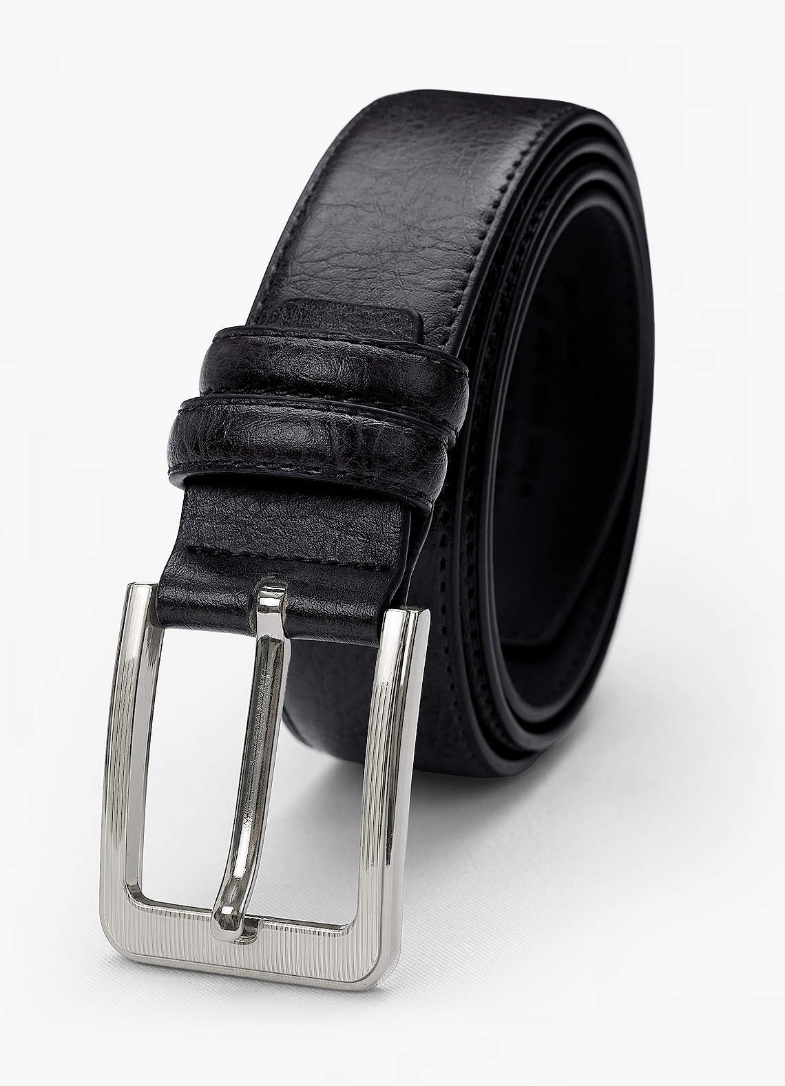 front Personalized Leather Belt