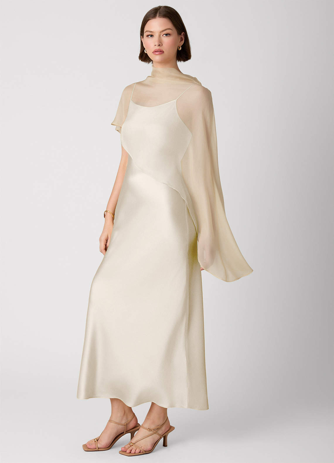 Azazie Maxi Dresses Shift Wedding Guest Semi-Formal Dresses Straight White Alabaster Azazie Maxi Dresses Shift Wedding Guest Semi-Formal Dresses Straight White Alabaster