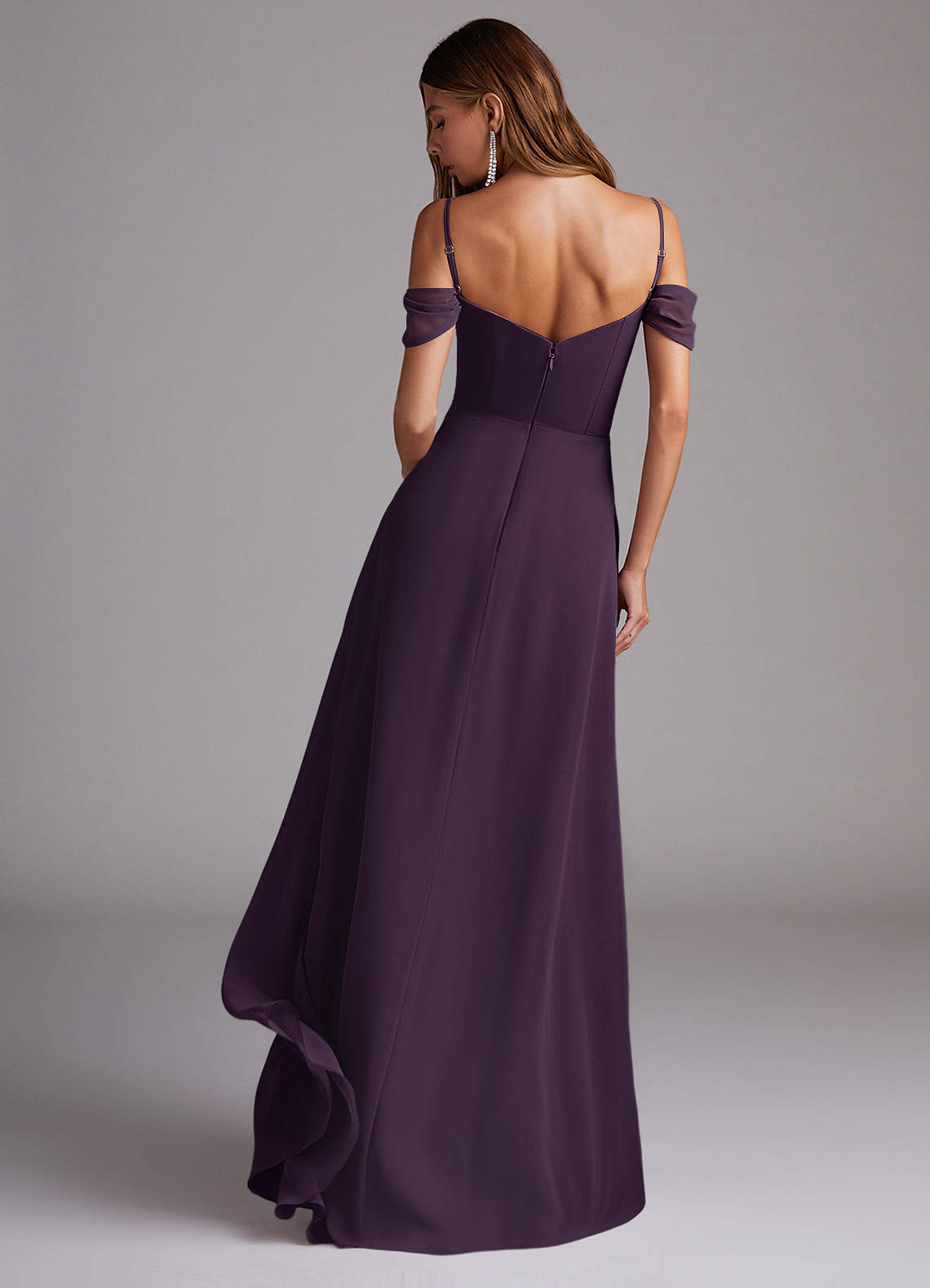 chinese dress ladies A Line Cheap Simple Dark Plum Off the Shoulder Homecoming Dresses –  SheerGirl