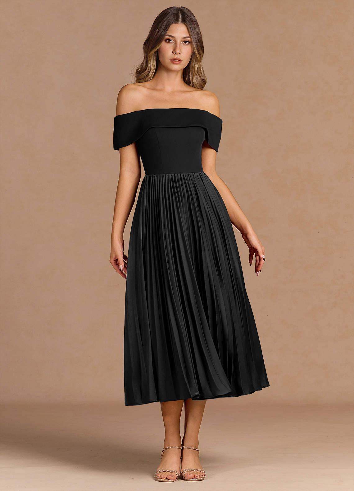 Nyx Black Midi Dress image1