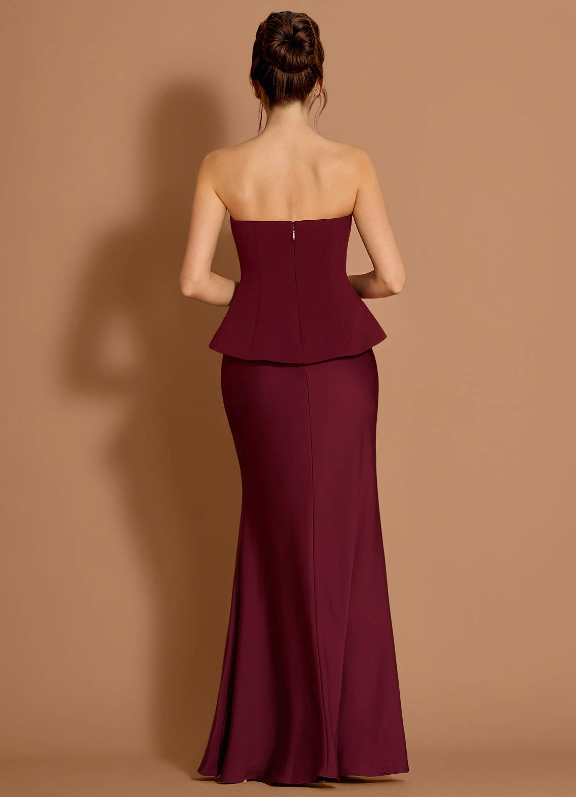 Zeraya Wine Maxi Dress image2