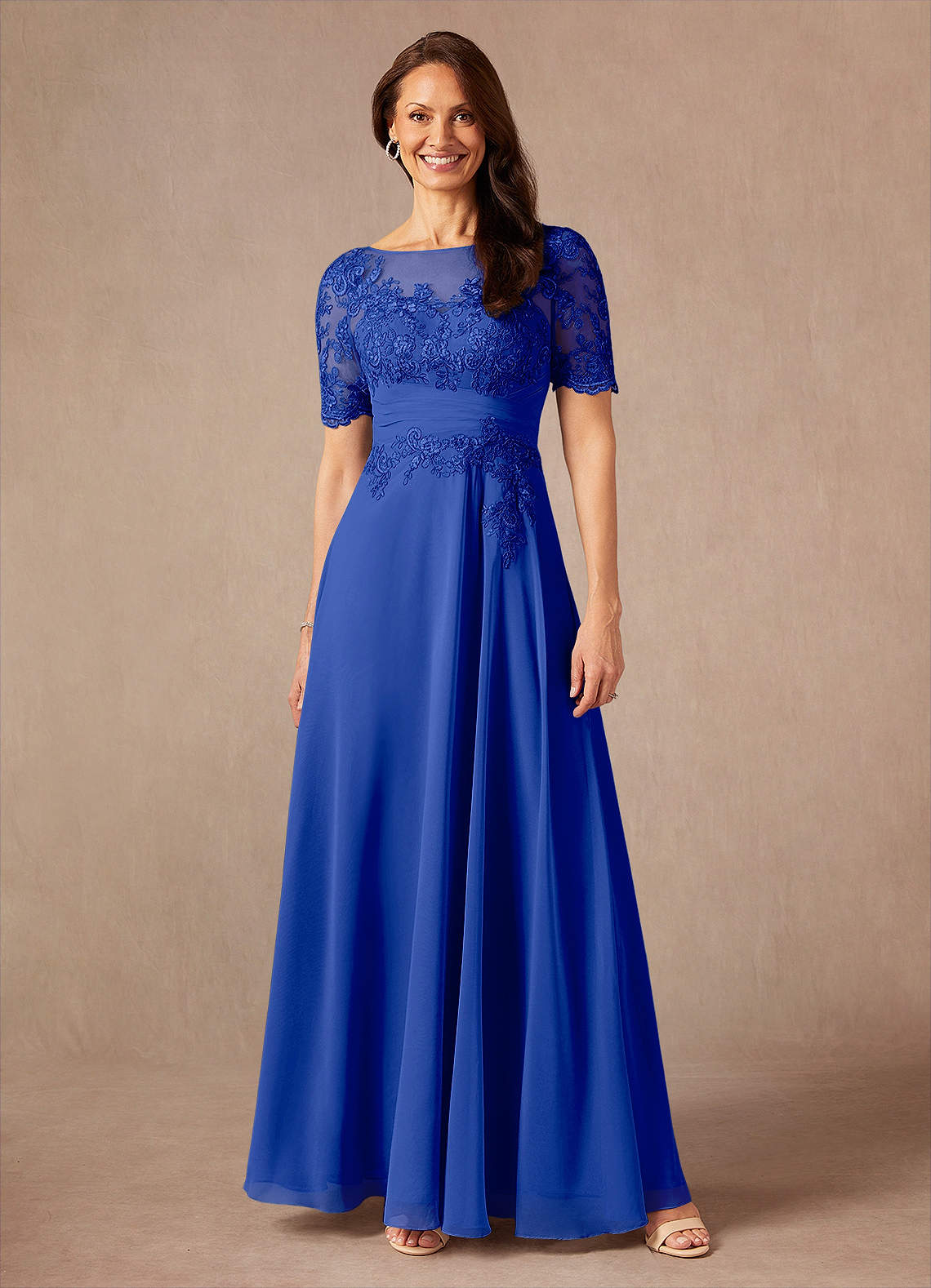 classic royal blue dress One Shoulder Royal Blue Long Prom Dress Simple Evening Dress PG846 Custom Size / Royal Blue main image 1