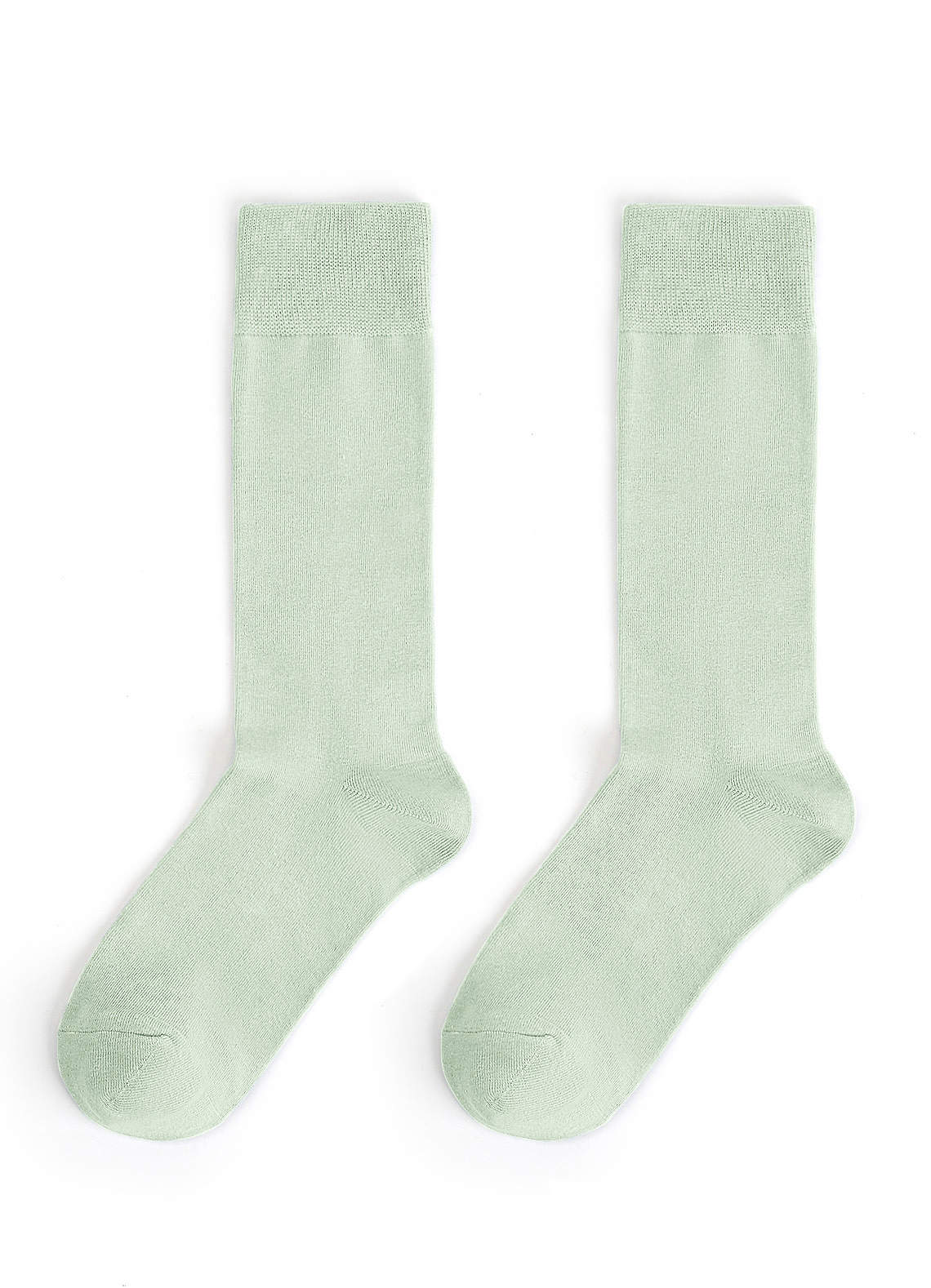 front Men's Dress Socks with Personalized Label