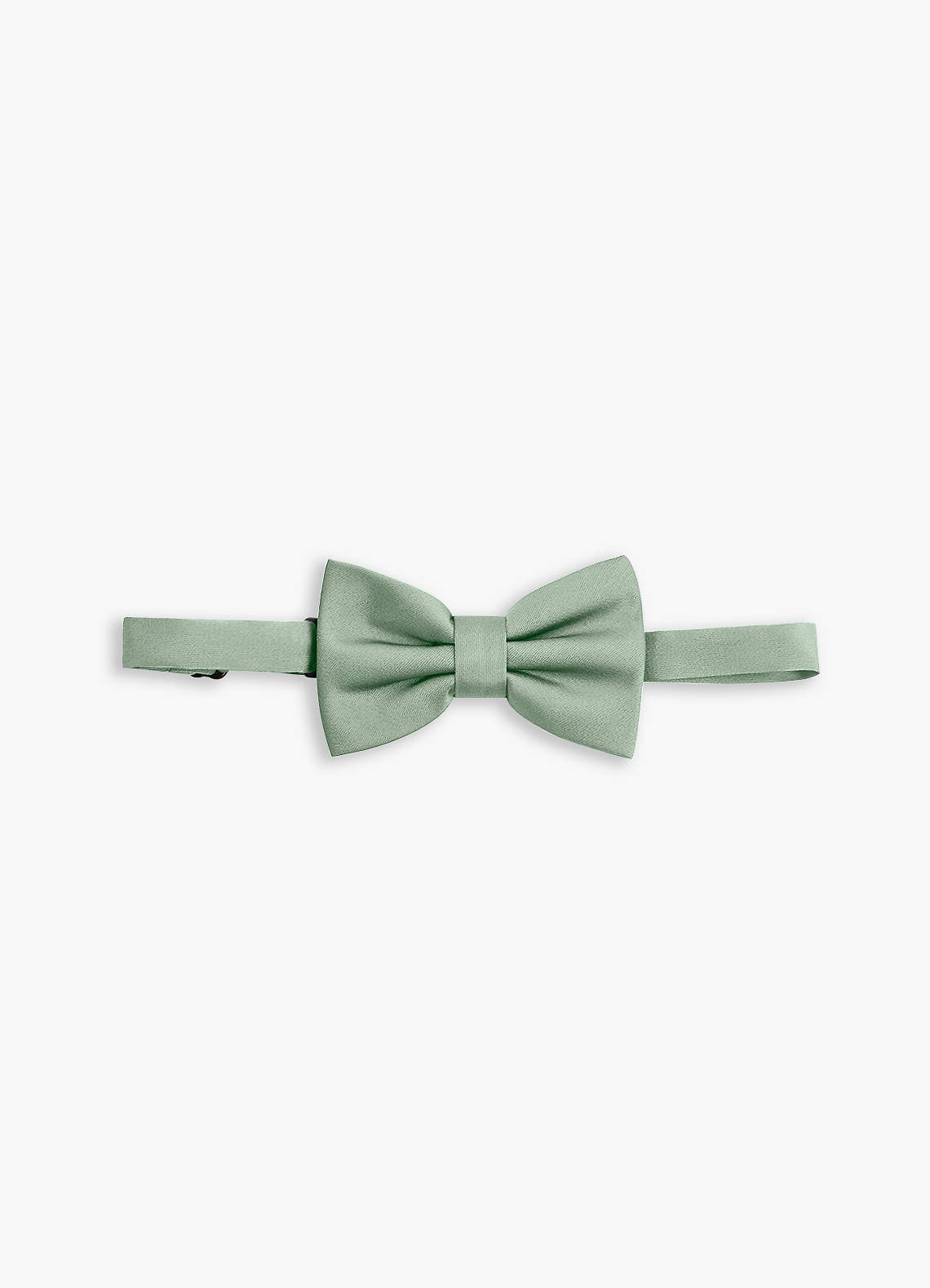 front Boy's Adjustable Stretch Satin Bow Tie