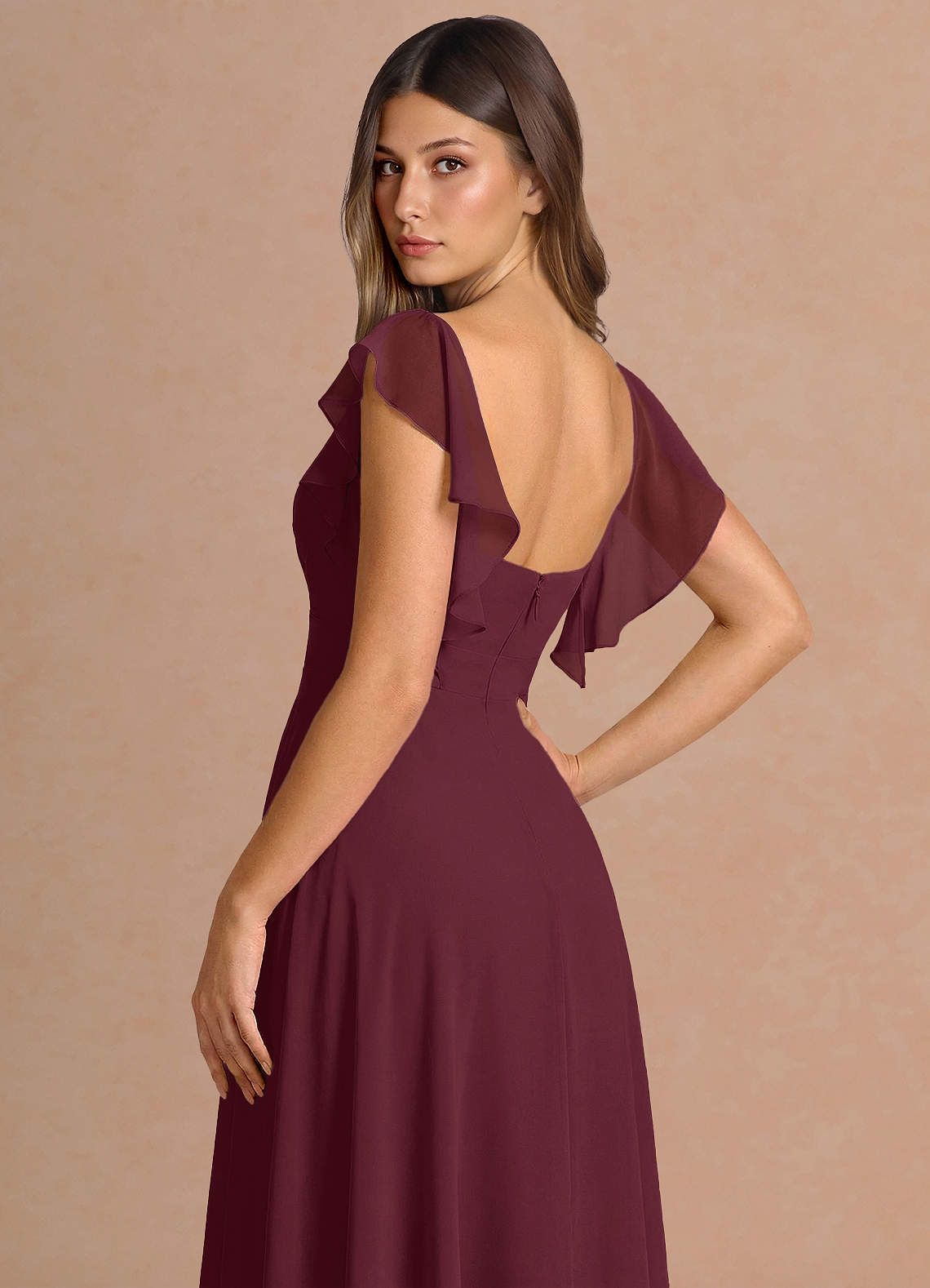 Leilani Wine Midi Dress image5