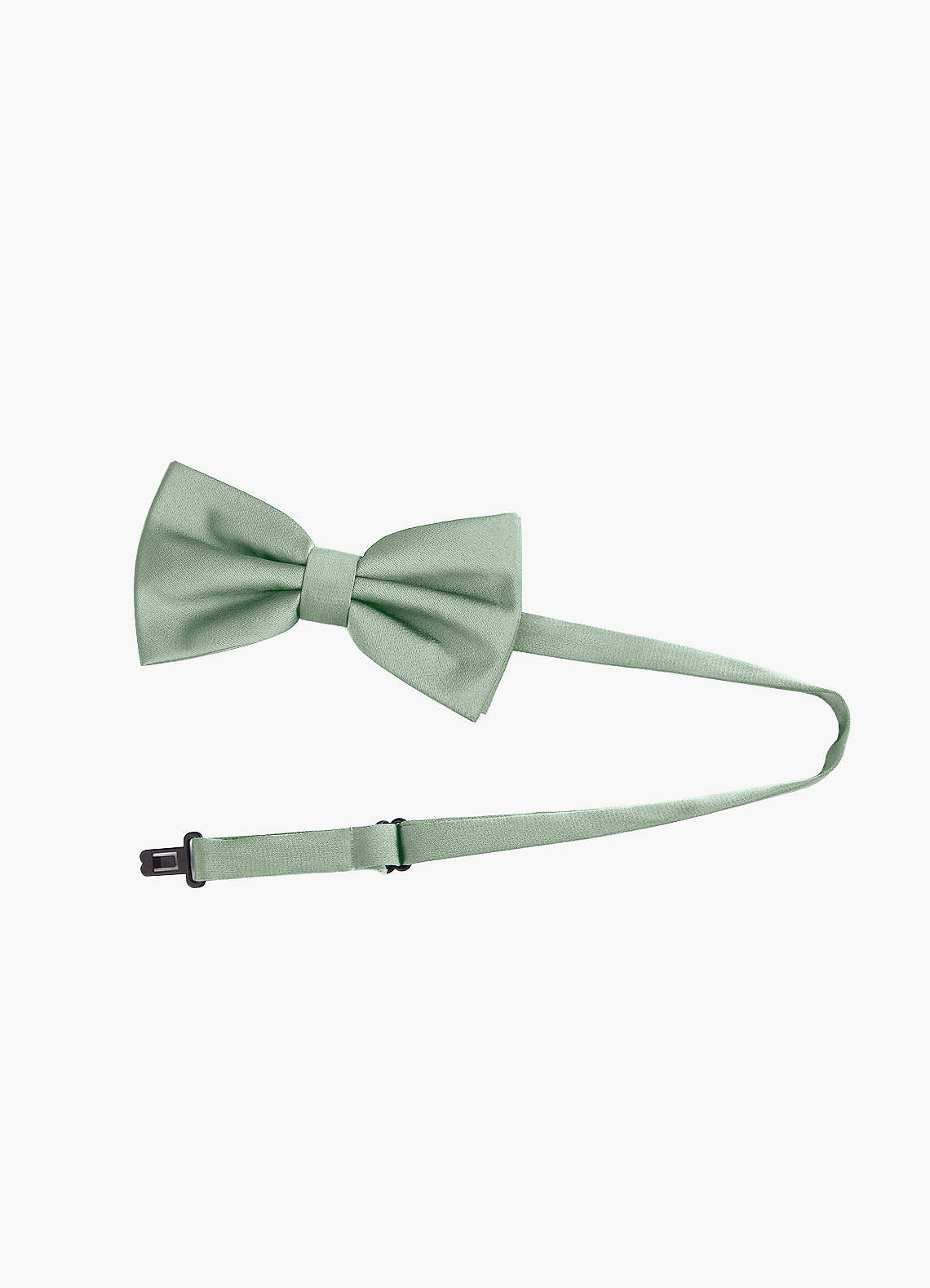 front Adjustable Stretch Satin Bow Tie – 4-Piece Set