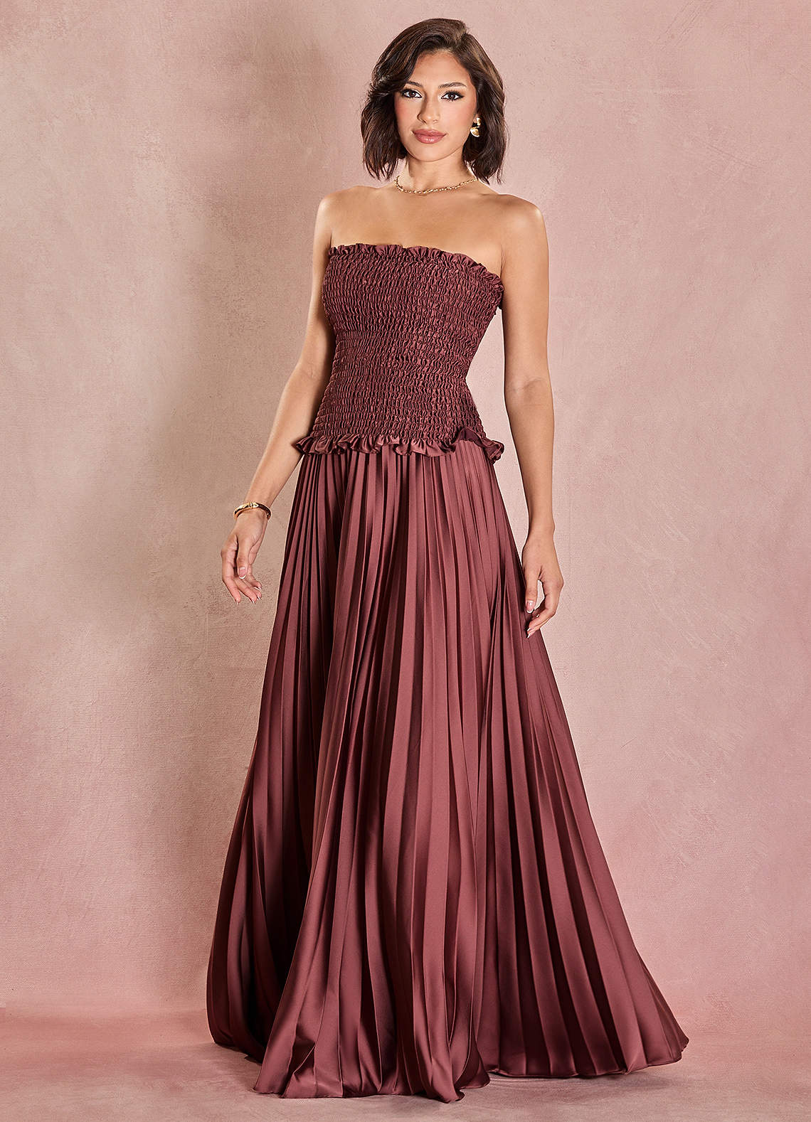 Amarah Mocha Coco Maxi Dress Ready to Ship | Azazie