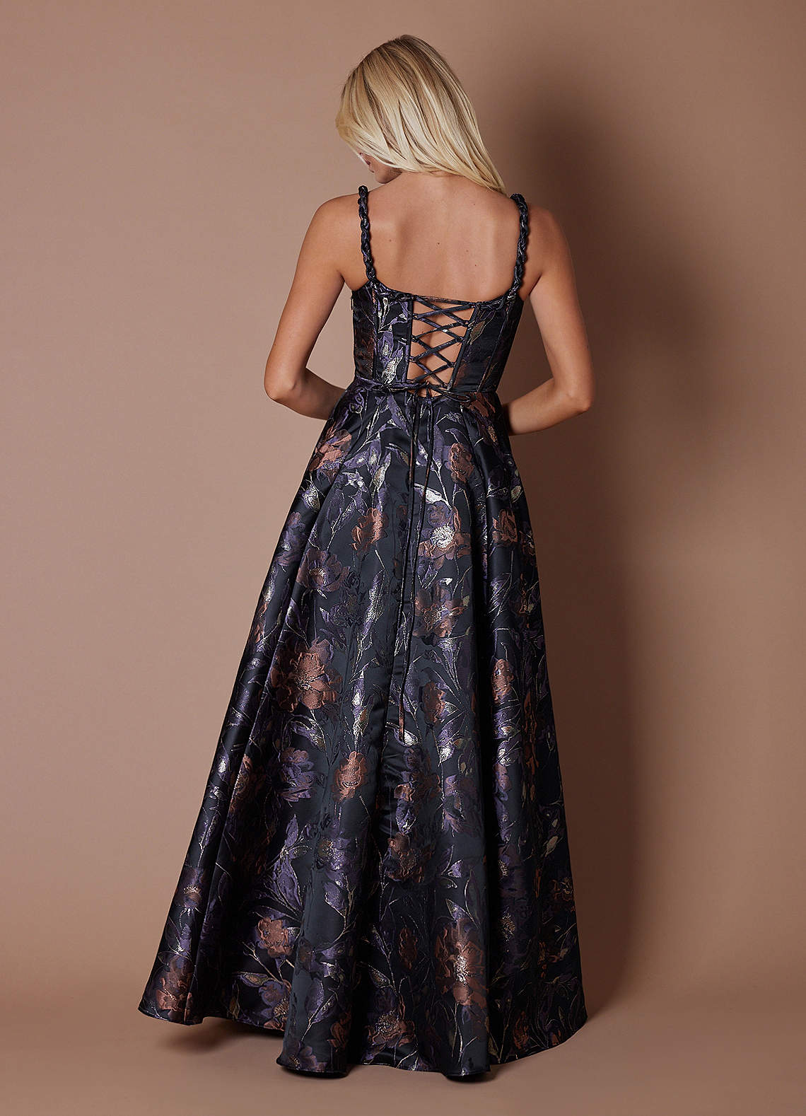 Azazie Black Violet Sleeveless Ball Gowns Evening Dress / Gown Azazie Black Violet Sleeveless Ball Gowns Evening Dress / Gown