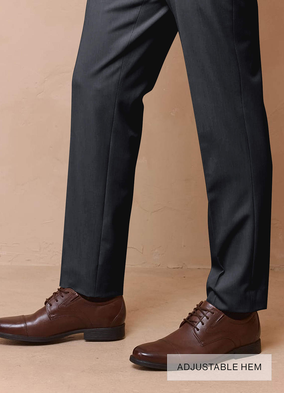 front Savile Charcoal Wool Blend Suit