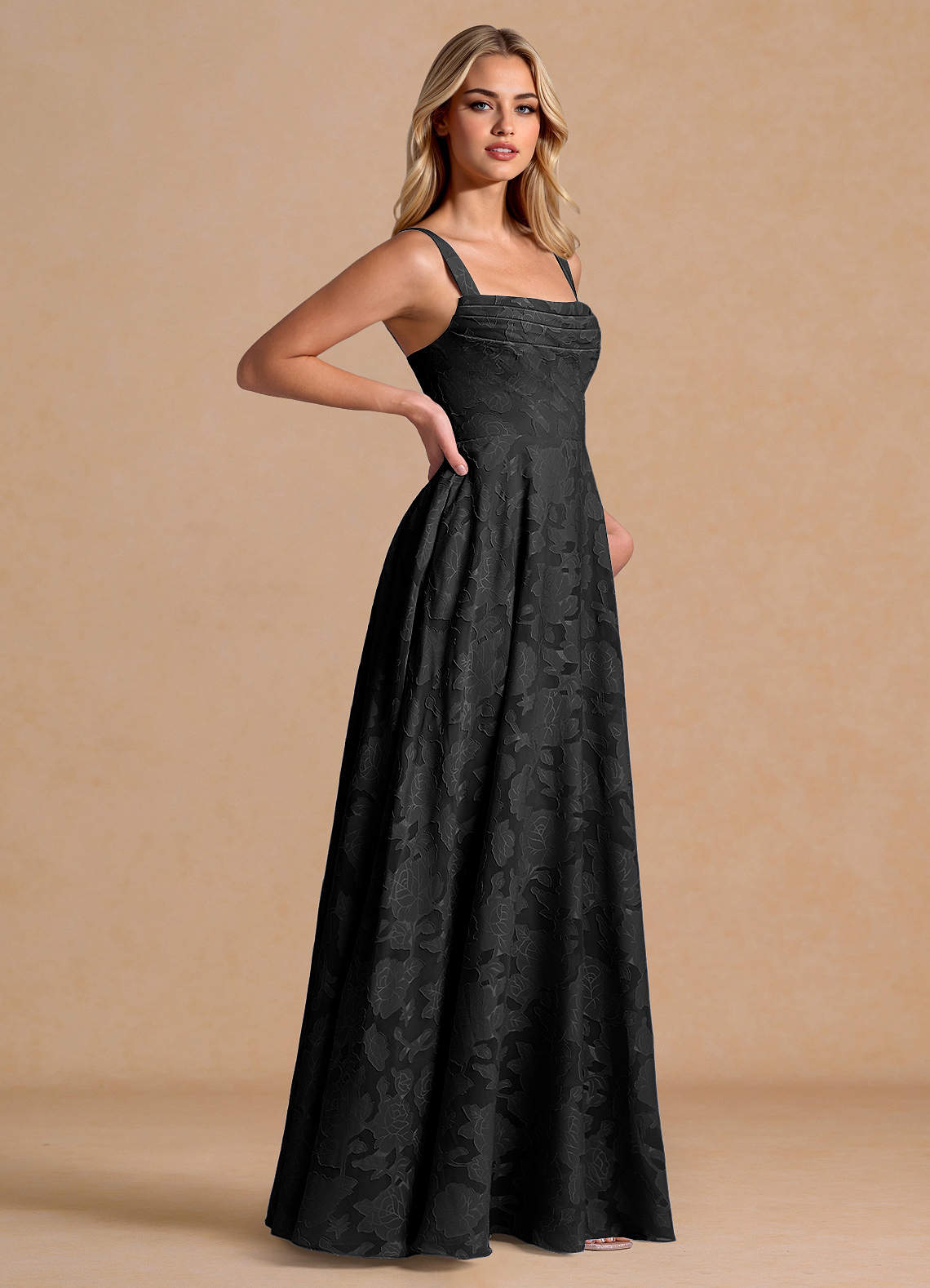 suknia Czarny Maxi Kinneret image4