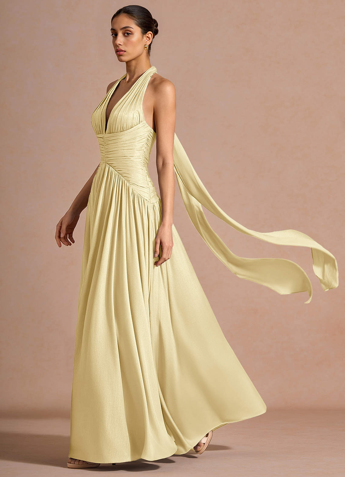 endless rose mixed lace satin maxi dress Endless Rose main image 0