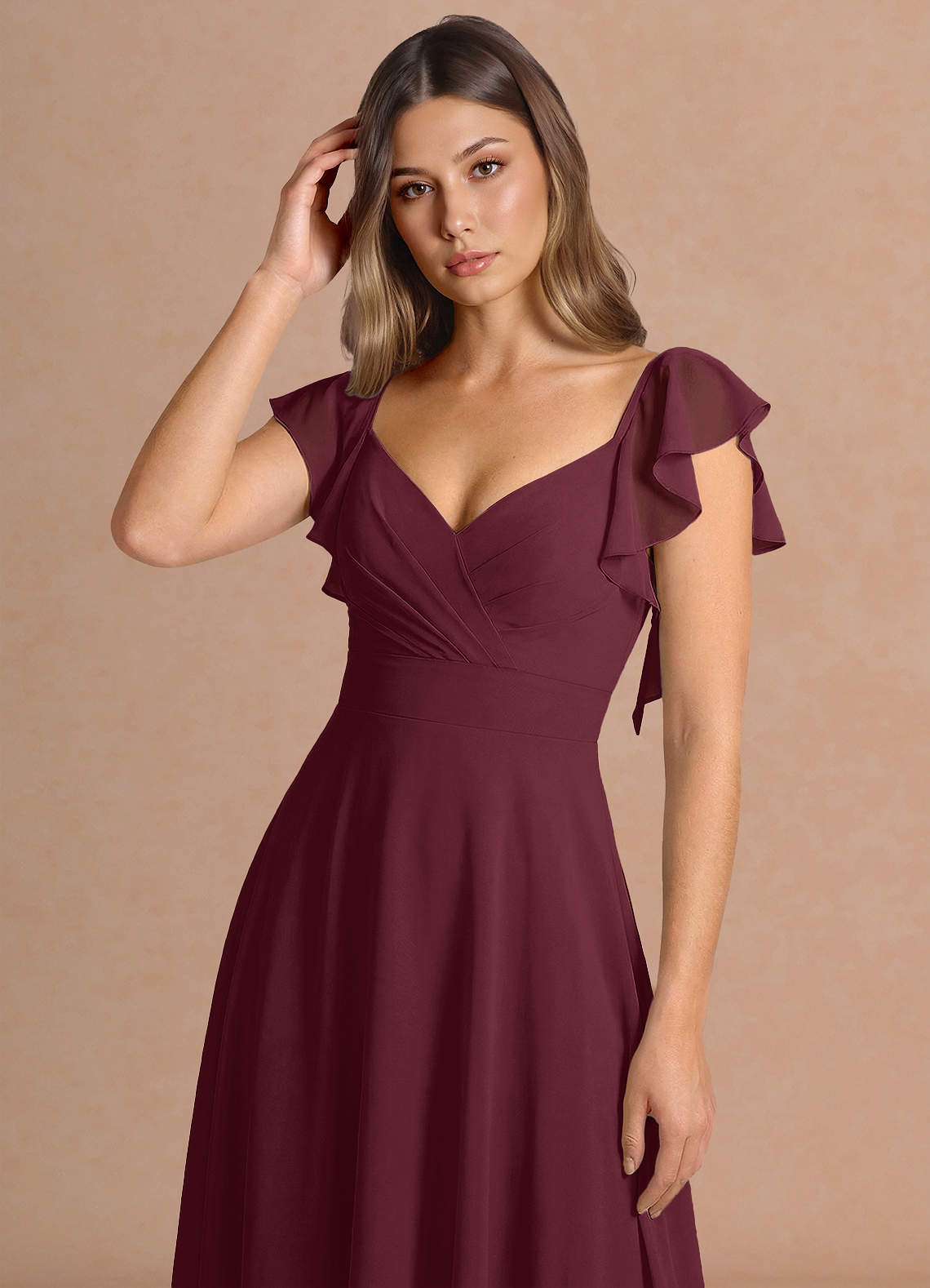 Leilani Wine Midi Dress image4