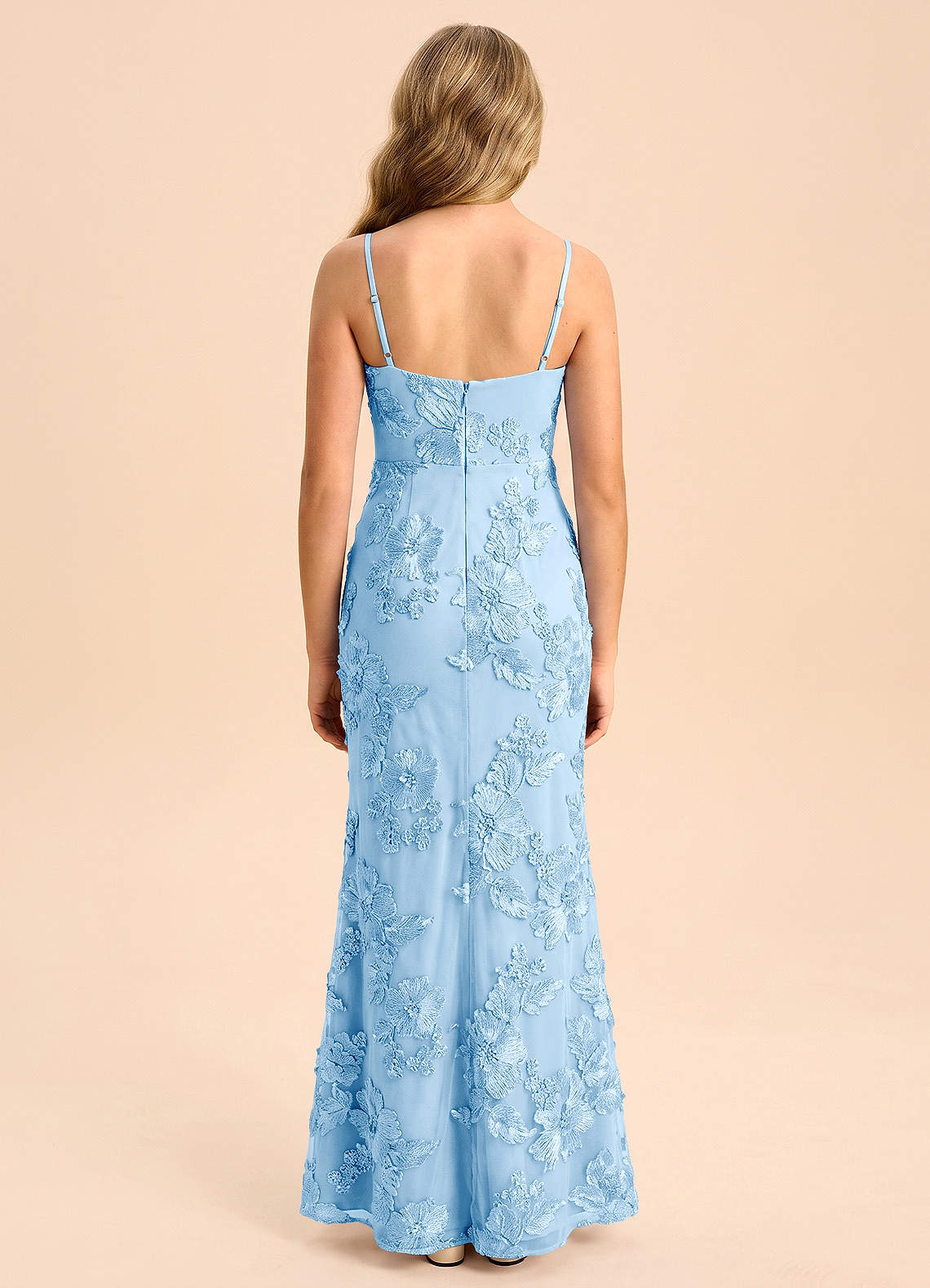 front Azazie Buzzy Junior Formal Dress