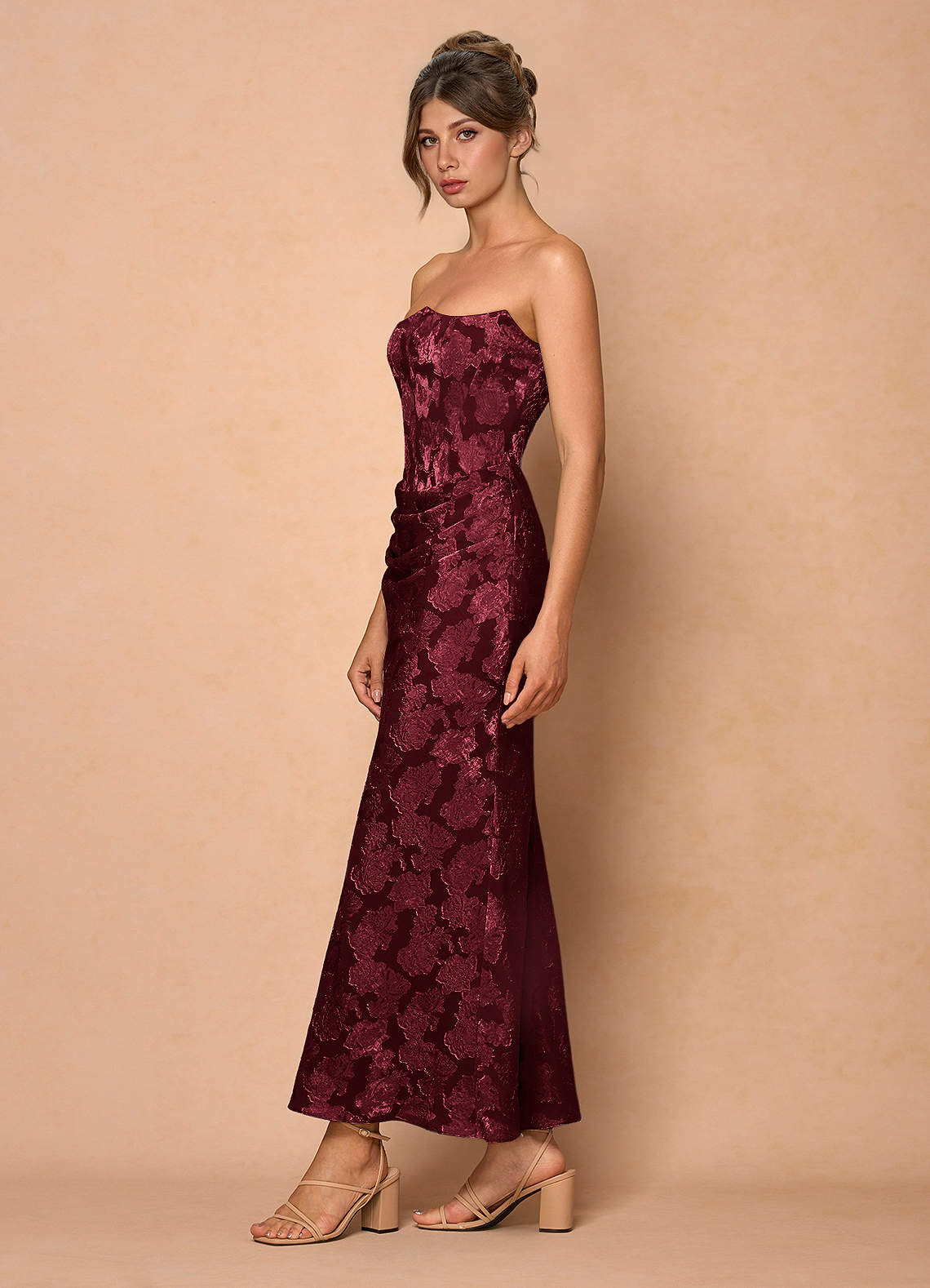 chinese dress ladies Petal and Pup Women's Clark Maxi Dress - Wine main image 1