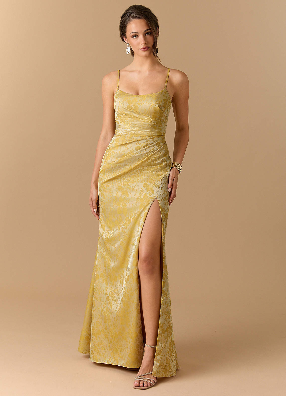 Sydney Honey Bloom Maxi Dress | Azazie DE