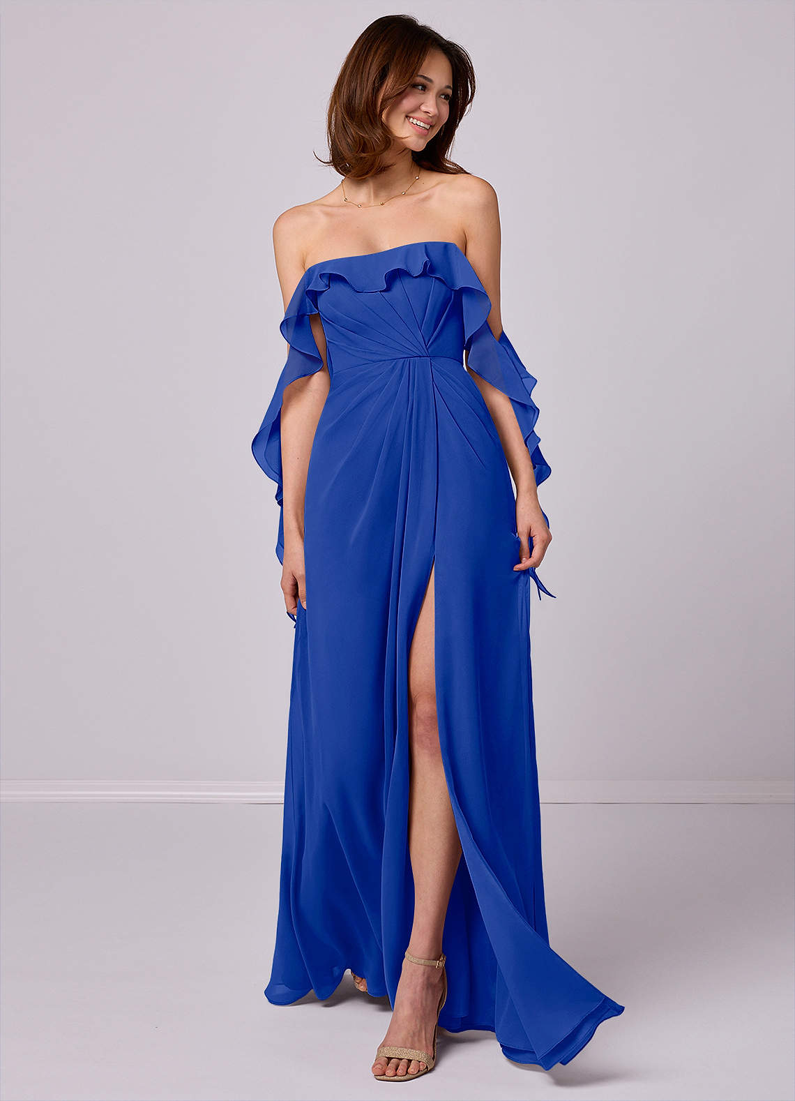 turquoise blue bridesmaid dresses uk La Divine CD676 Asymmetric Neckline Bridesmaid or Wedding Guest Dress   Sparkly Gowns