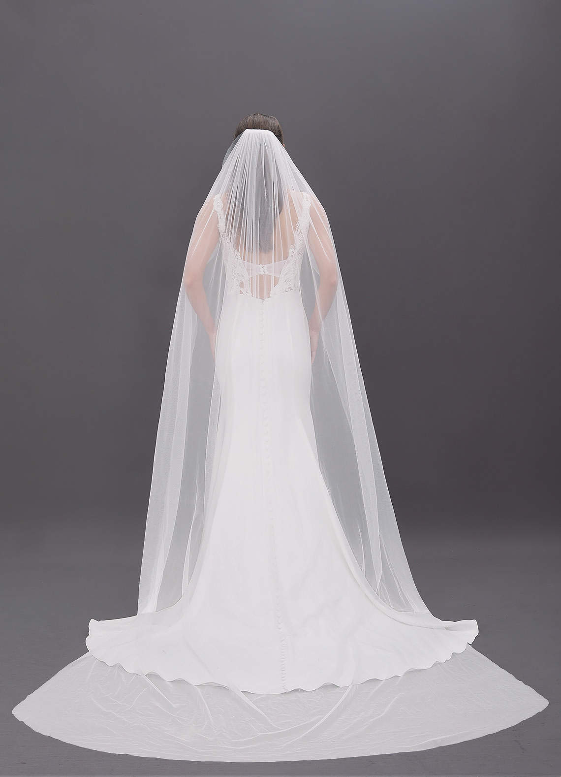 front Talia Cathedral Length Veil