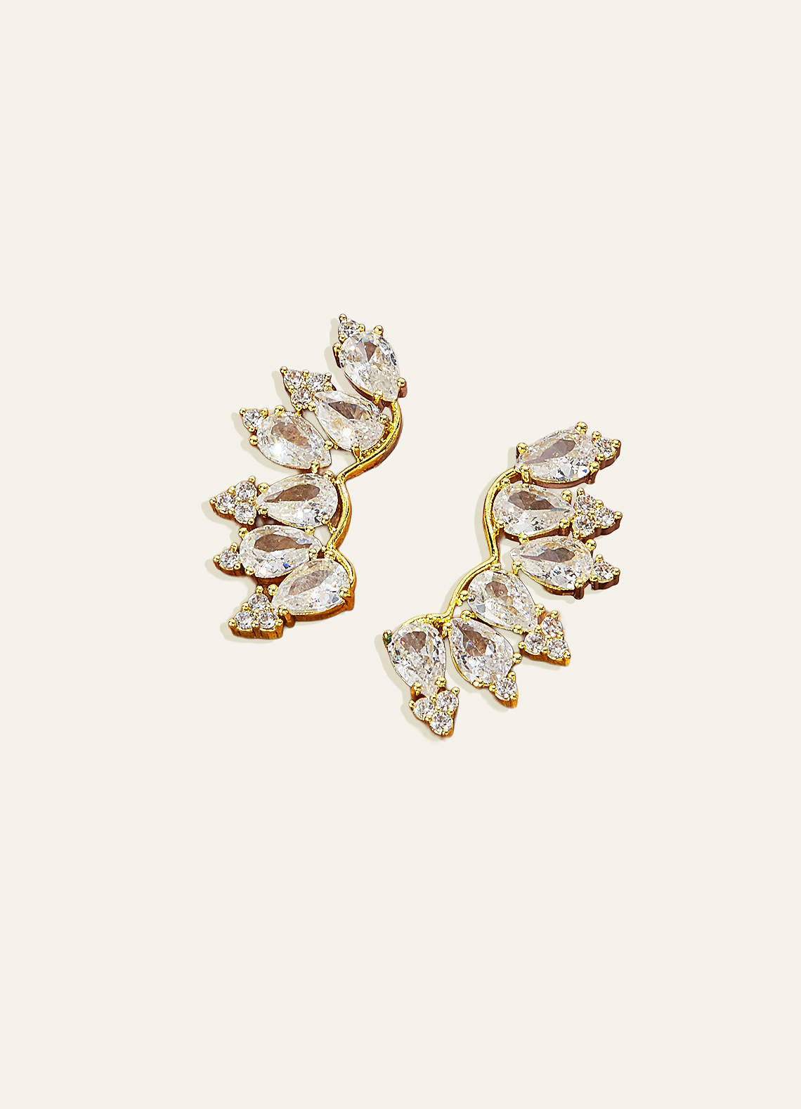 front Crystal Constellation Earrings