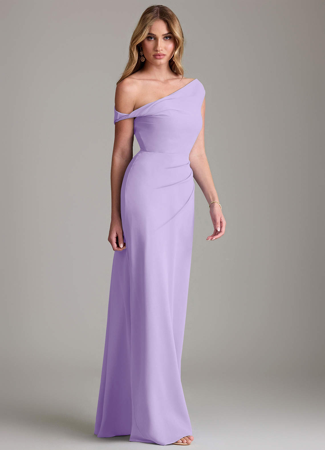 purple silk chiffon dress Purple Silk Chiffon Dress Atelier Pichita