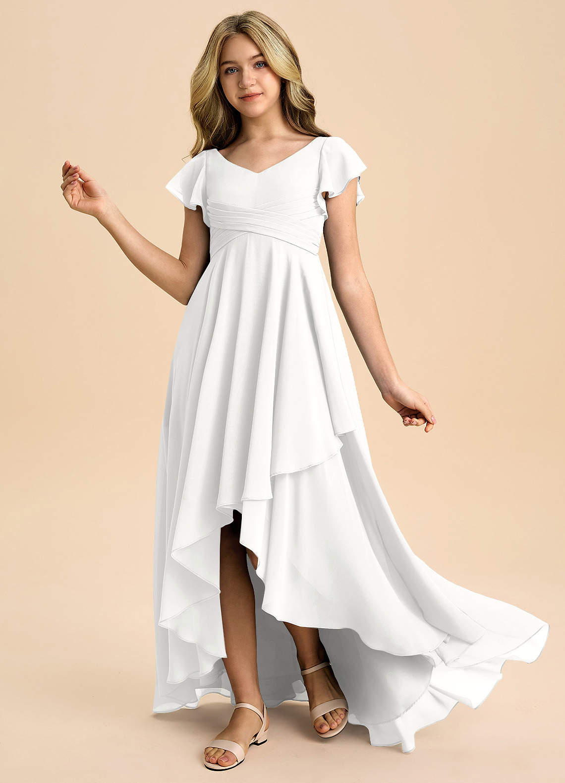junior bridesmaid dresses white White Junior Bridesmaid Dresses