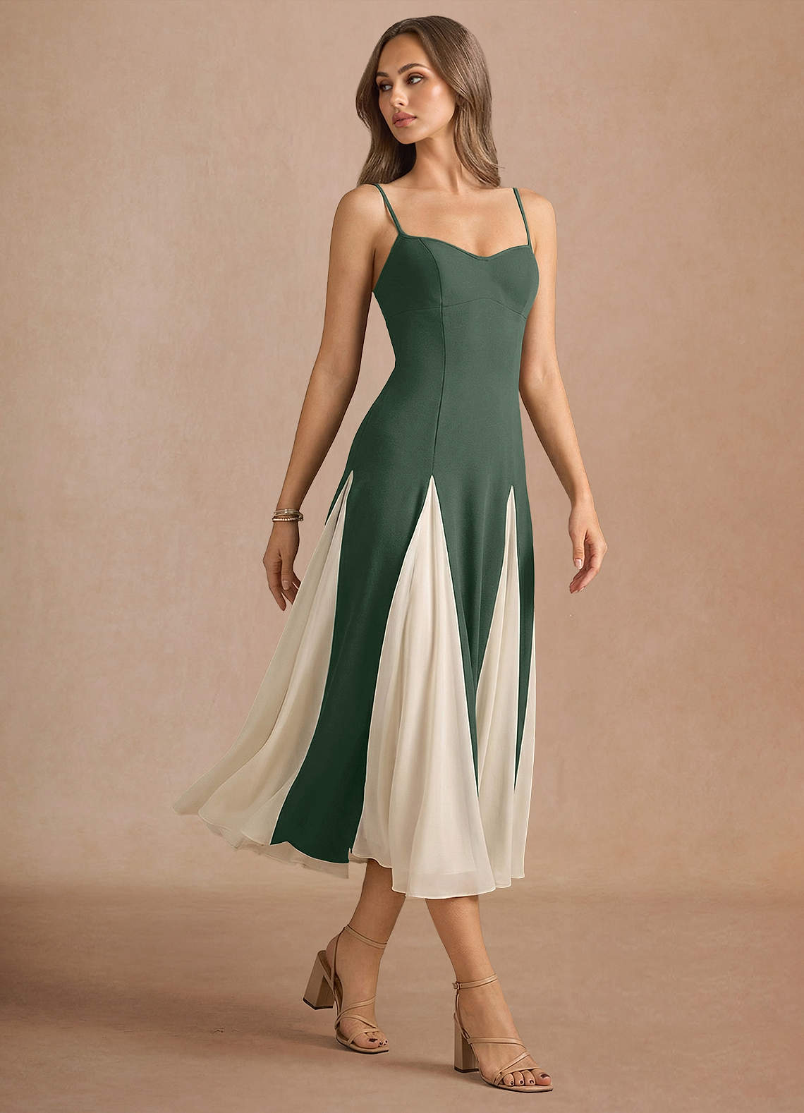 Vestido Eucalipto Midi Jessenia image3