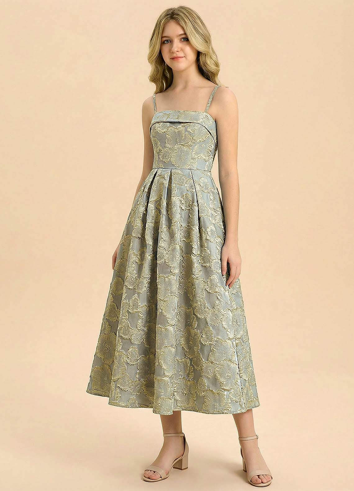 front Azazie Florentine Junior Formal Dress