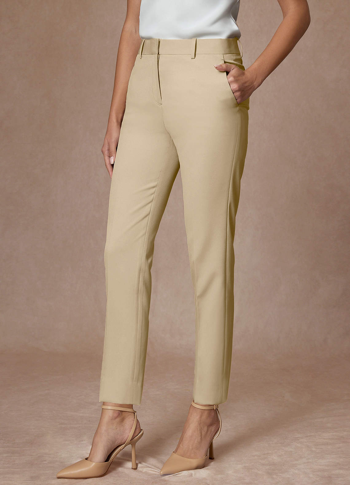 slim fit dress slacks Men's Formal Pants & Suit Pants - Light Grey Classic