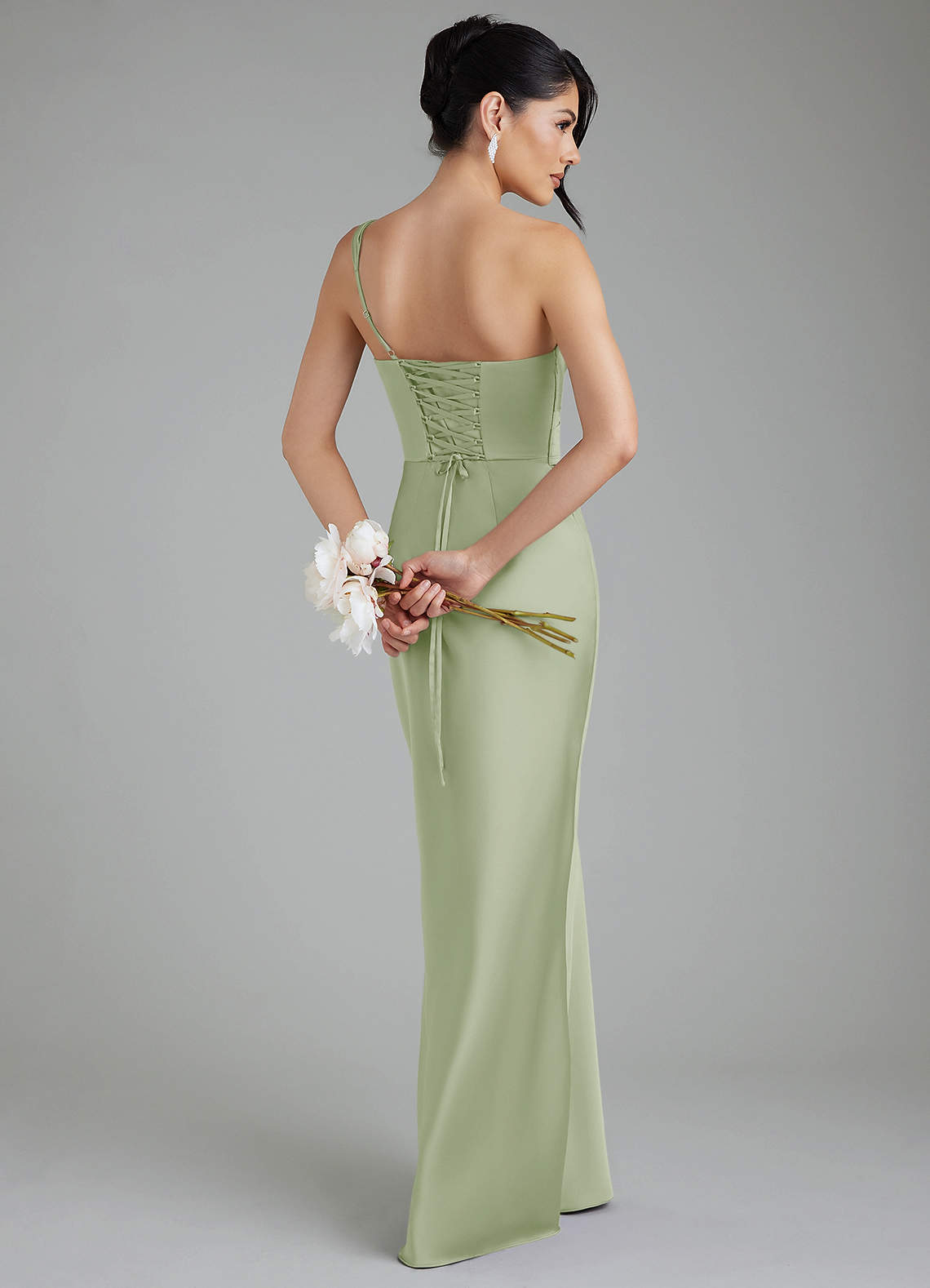 light sage green bridesmaid dresses Sage Green Bridesmaid Dress, Bridesmaid Dresses, Multiway Dress, Infinity Bridesmaid  Dress Satin Mint Green Long Dress Autumn Fall Dress