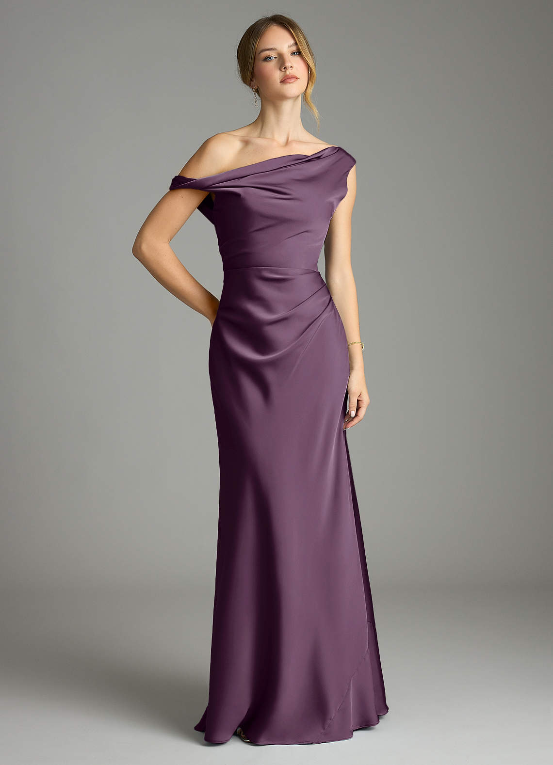 Azazie Emerson Plum Bridesmaid Dresses | Azazie