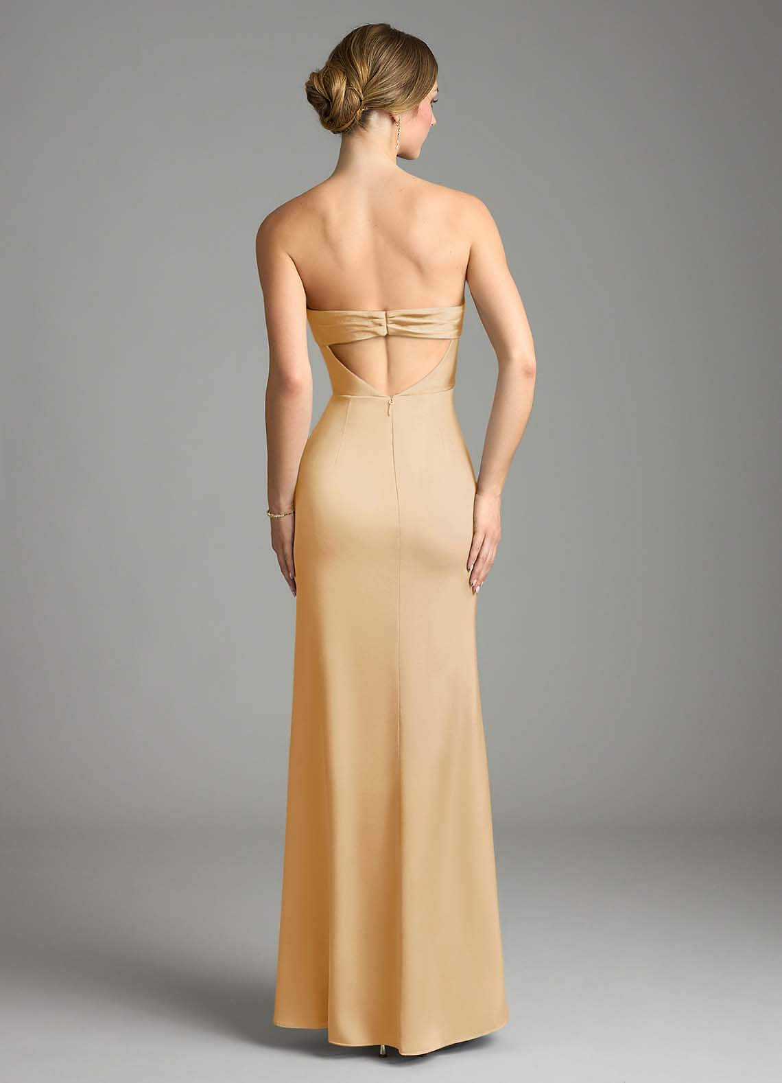 slim fit dress slacks Zadie Deep V Maxi Slip Dress In Gold  Infinity Raine
