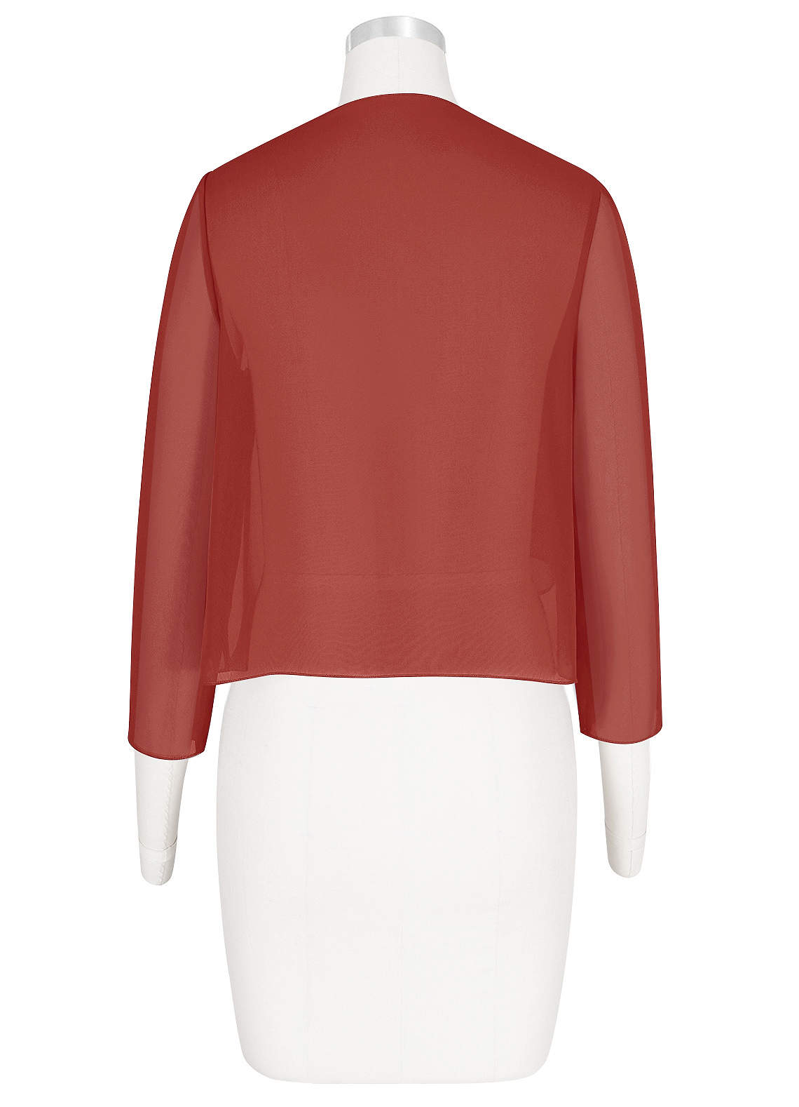 front Azazie Matching Color Fisher Chiffon Wrap