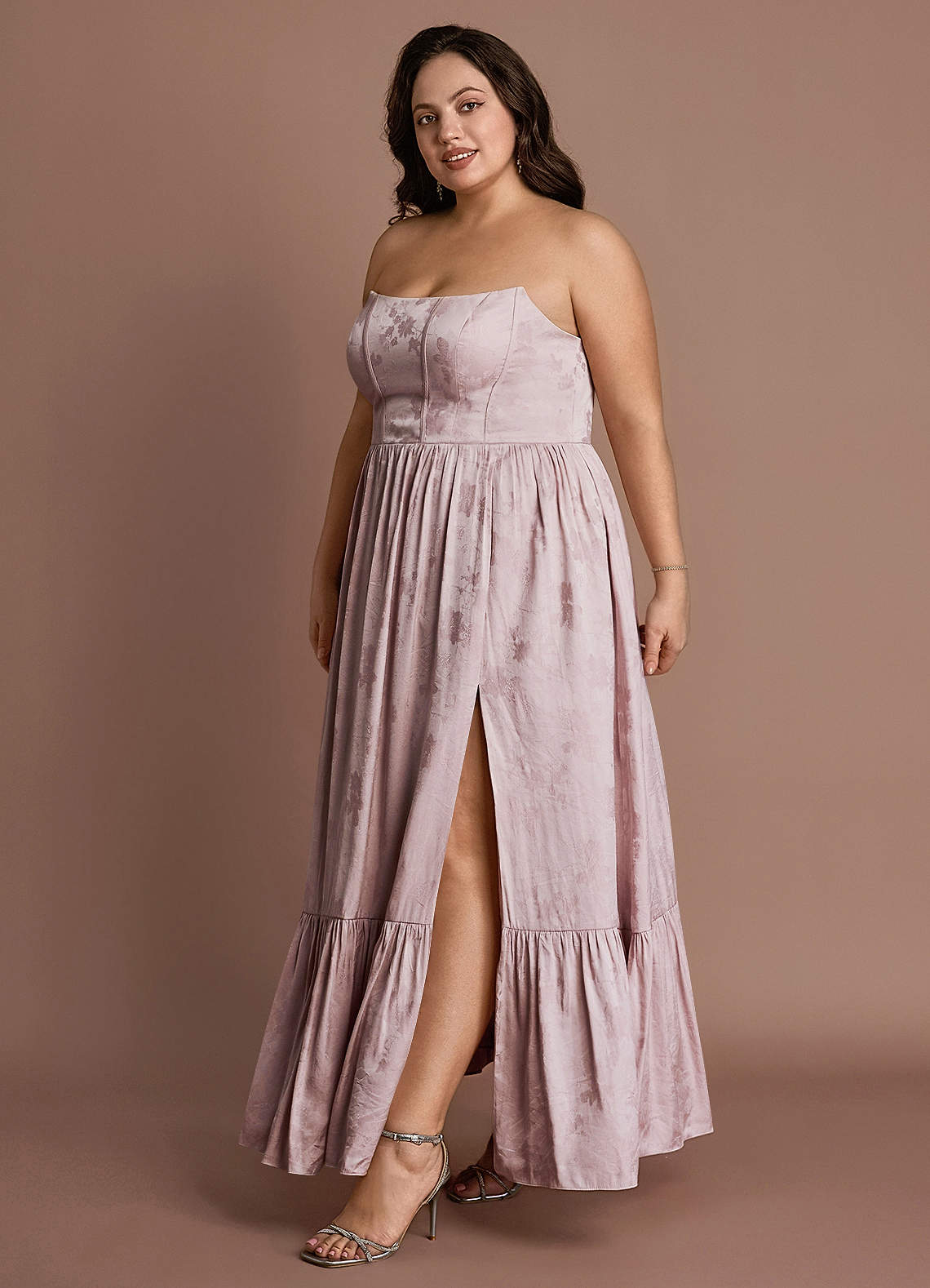 Floria Soft Pink Maxi Dress image1
