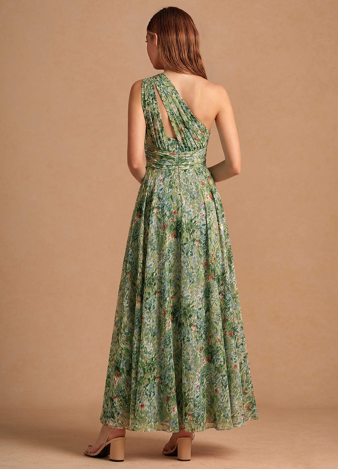 Noelle Green Floral Maxi Dress image1