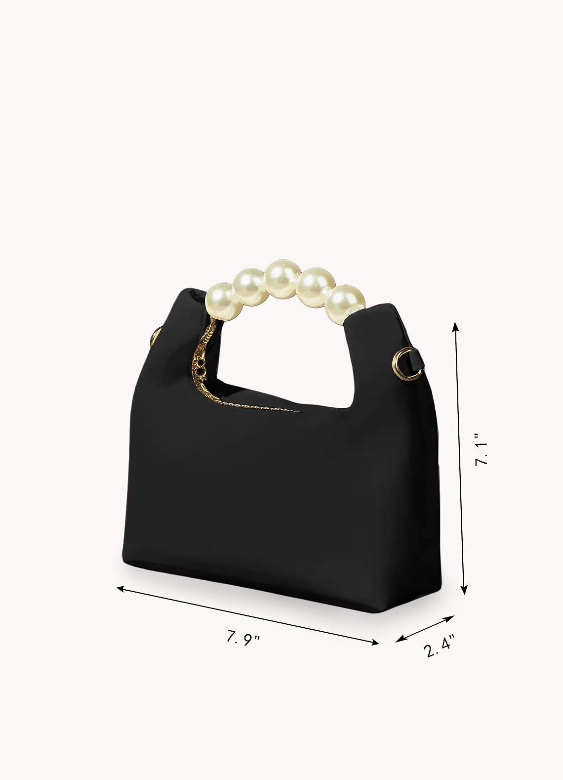 front White Pearl Handbag