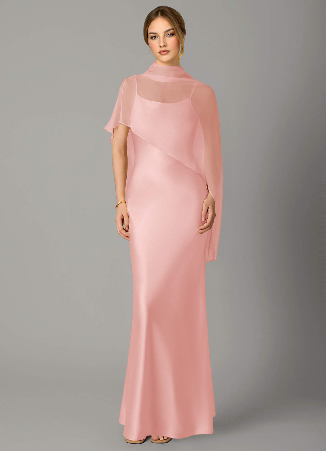 powder pink dresses for women Azazie Jaleesa