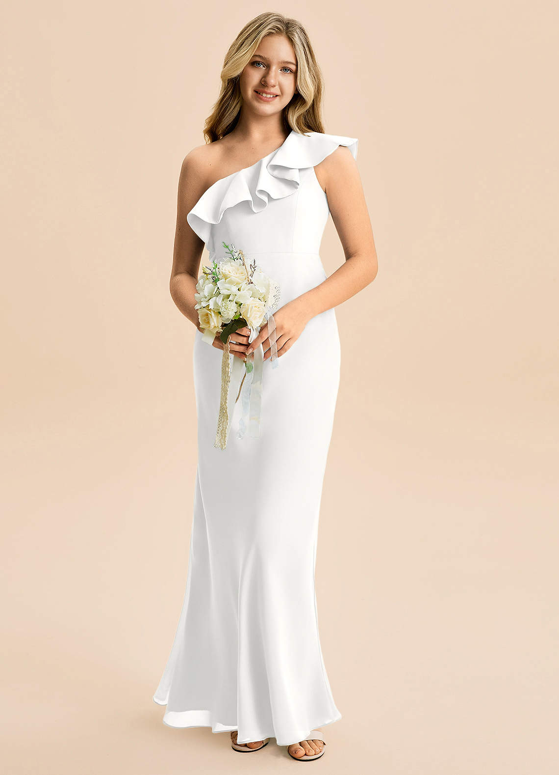 junior bride mermaid dress Azazie Alissa Junior
