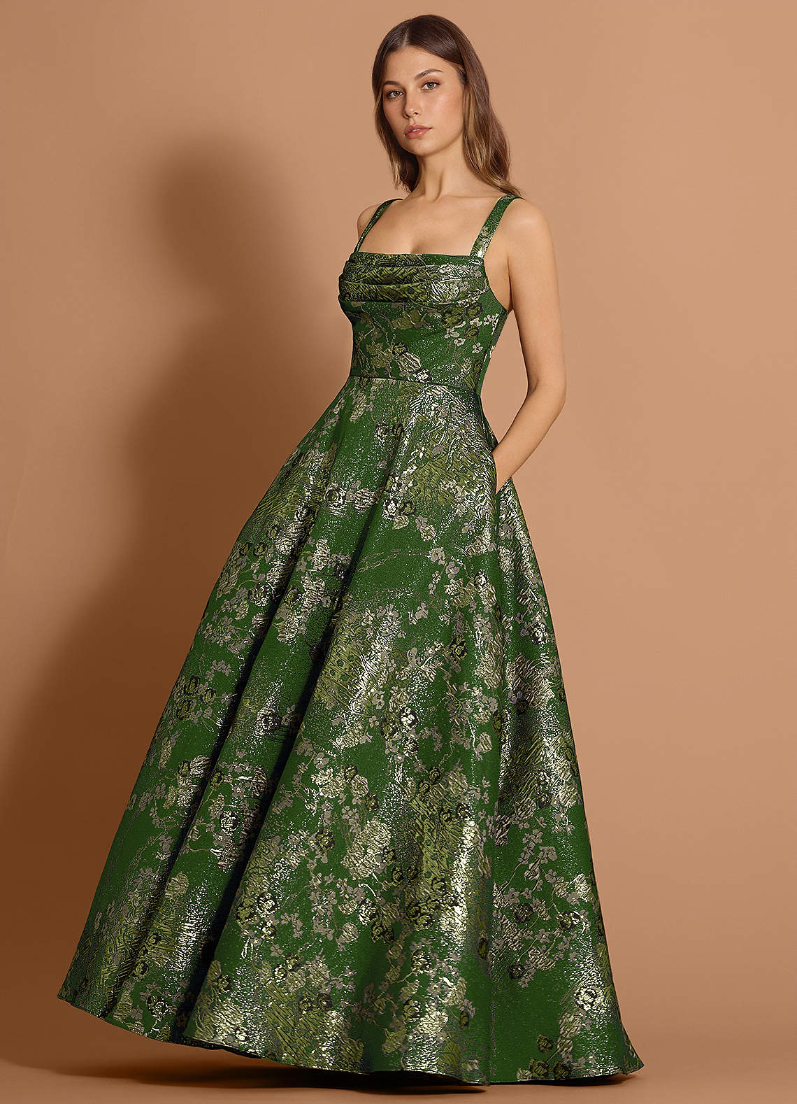 Arielle Matcha Green Maxi Dress | Azazie Arielle Matcha Green Maxi Dress | Azazie