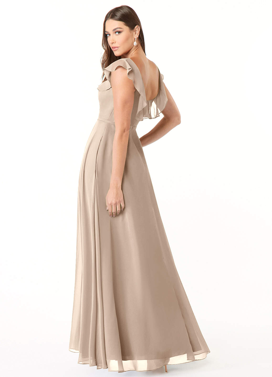 Pink Jasmine Bridesmaid Dresses Price A-Line Floor Length Chiffon Bridesmaid  Dress COCOMELODY CB0302, Hunter Green