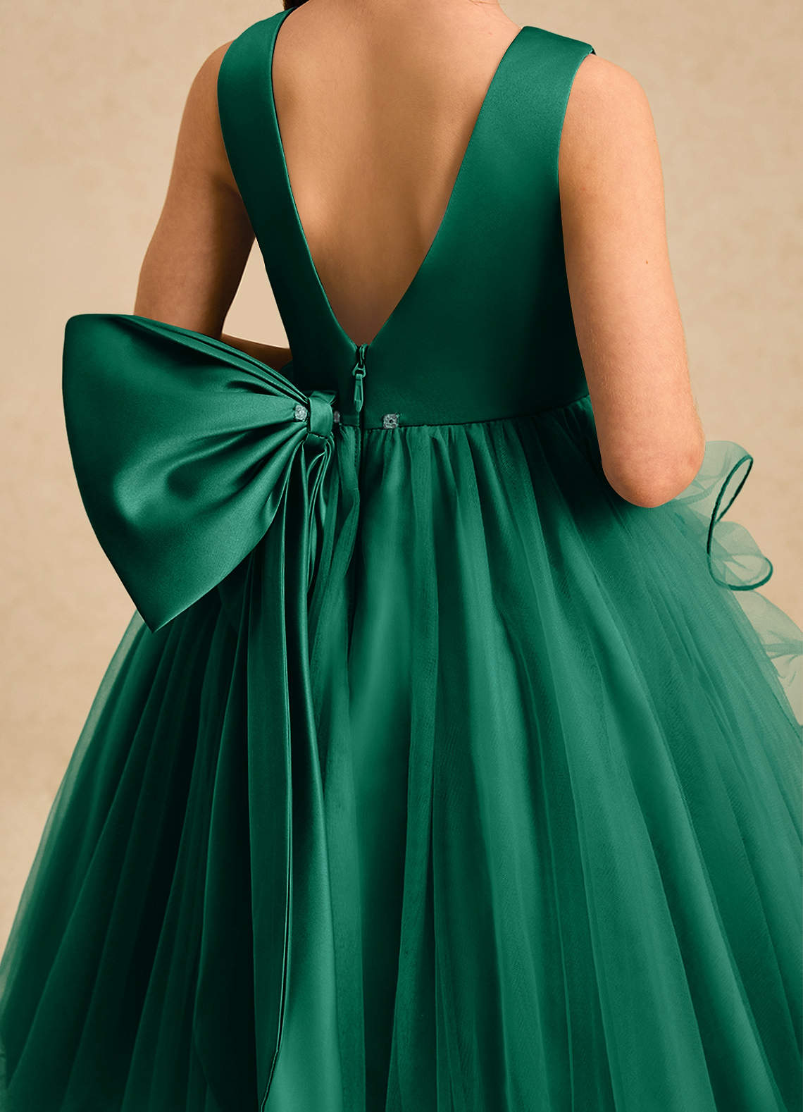savannah green dress Savannah Sweetheart Strapless Tiered Maxi Dress W/ Open Back main image 1