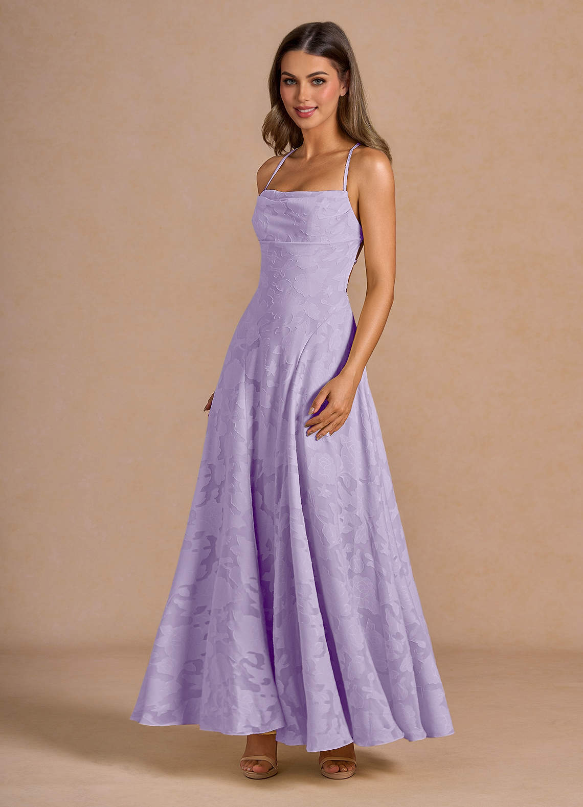 Irelia Lilac Maxi Dress | Azazie