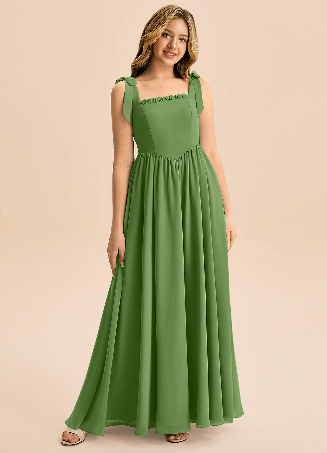 slim fit dress slacks Delia Formal Cowl Neck Long Dress main image 1