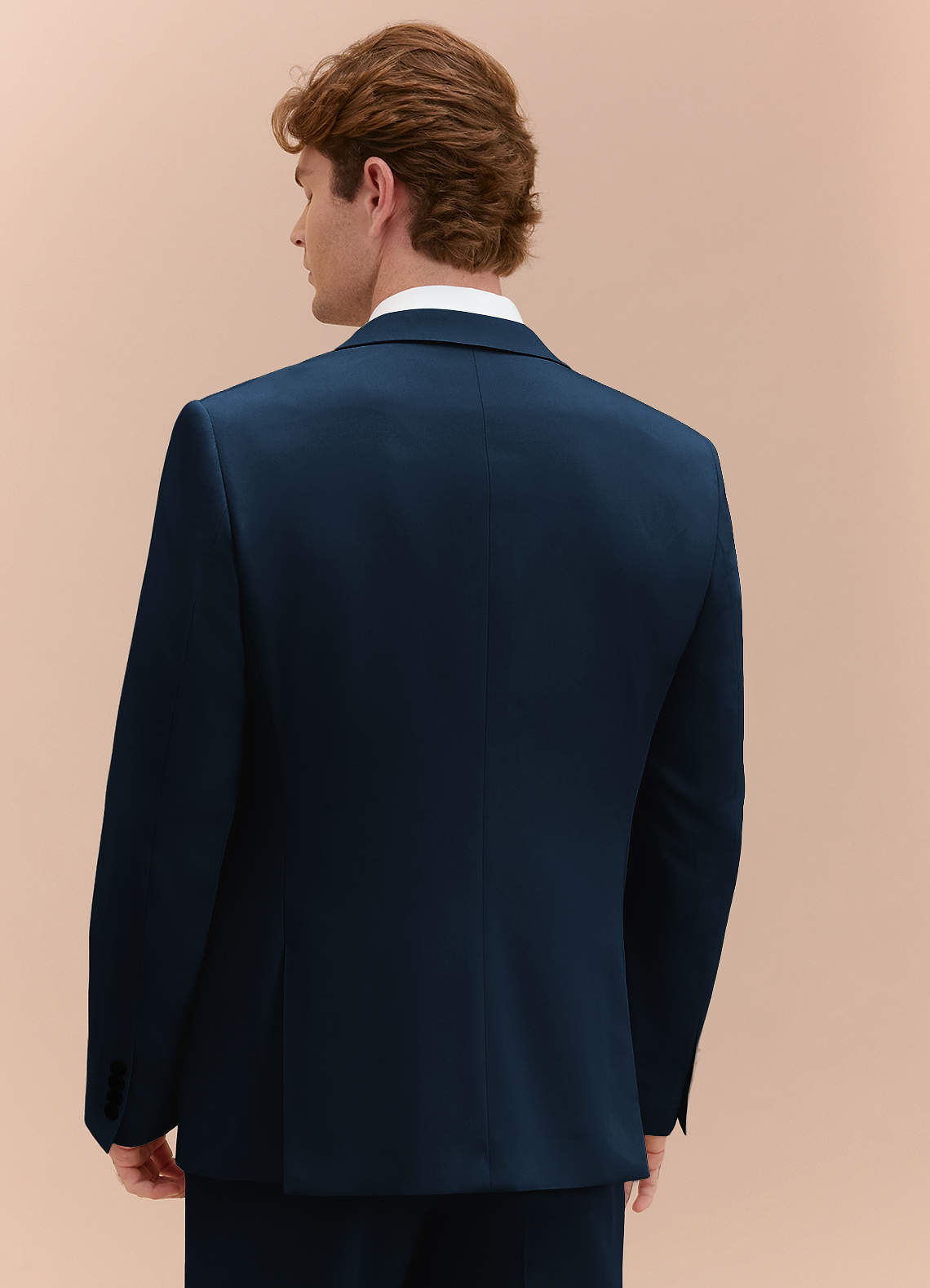 front William Navy Blue Comfort Blend  Suit Jacket