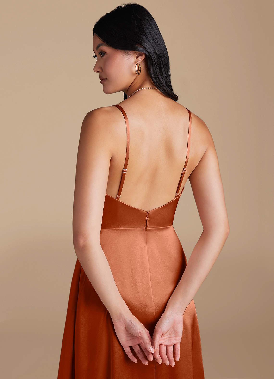 Brielle Metallic Low Back Dress Brielle Metallic Low Back Dress