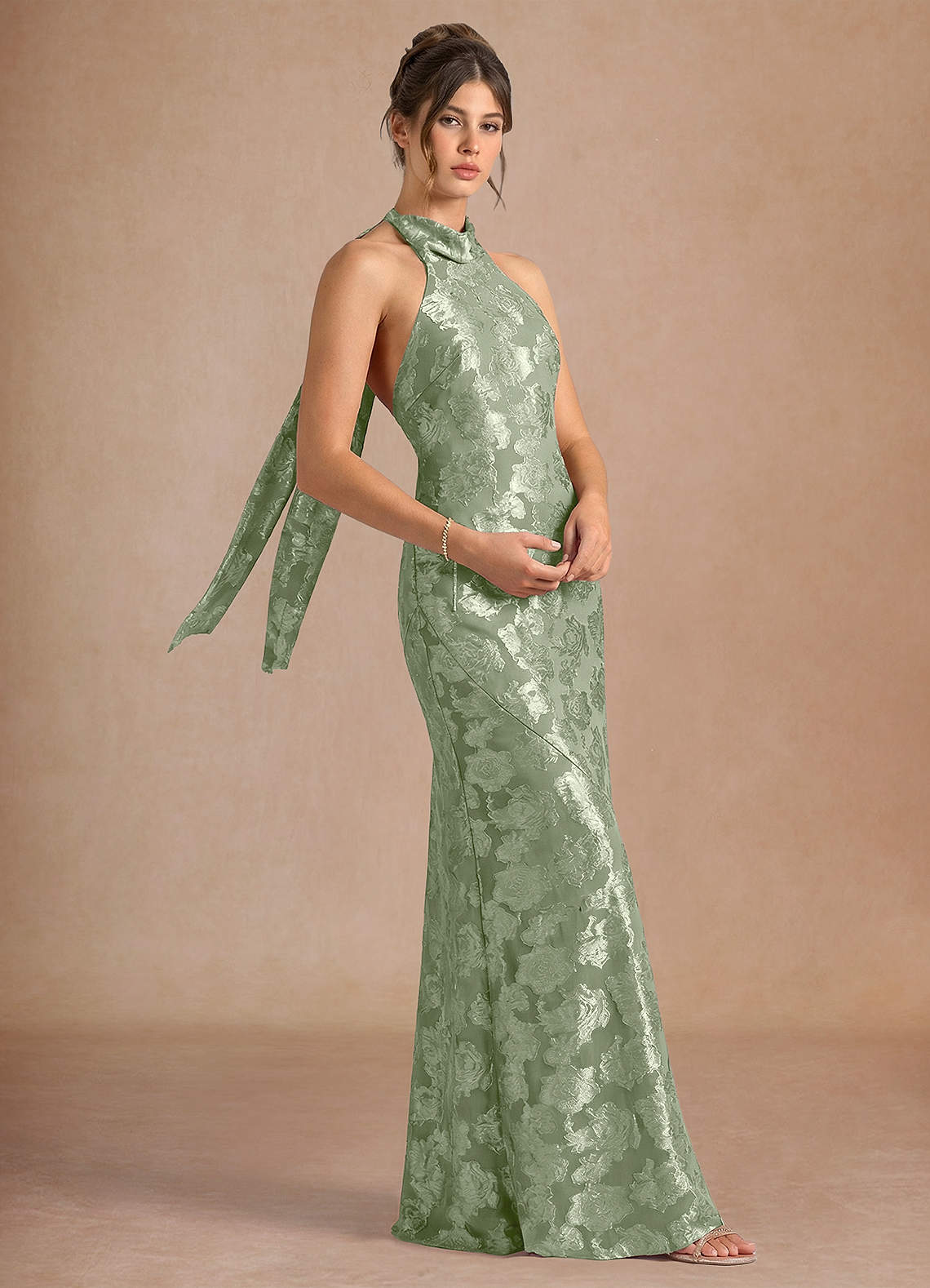 Dillon Light Green Maxi Dress | Azazie Dillon Light Green Maxi Dress | Azazie
