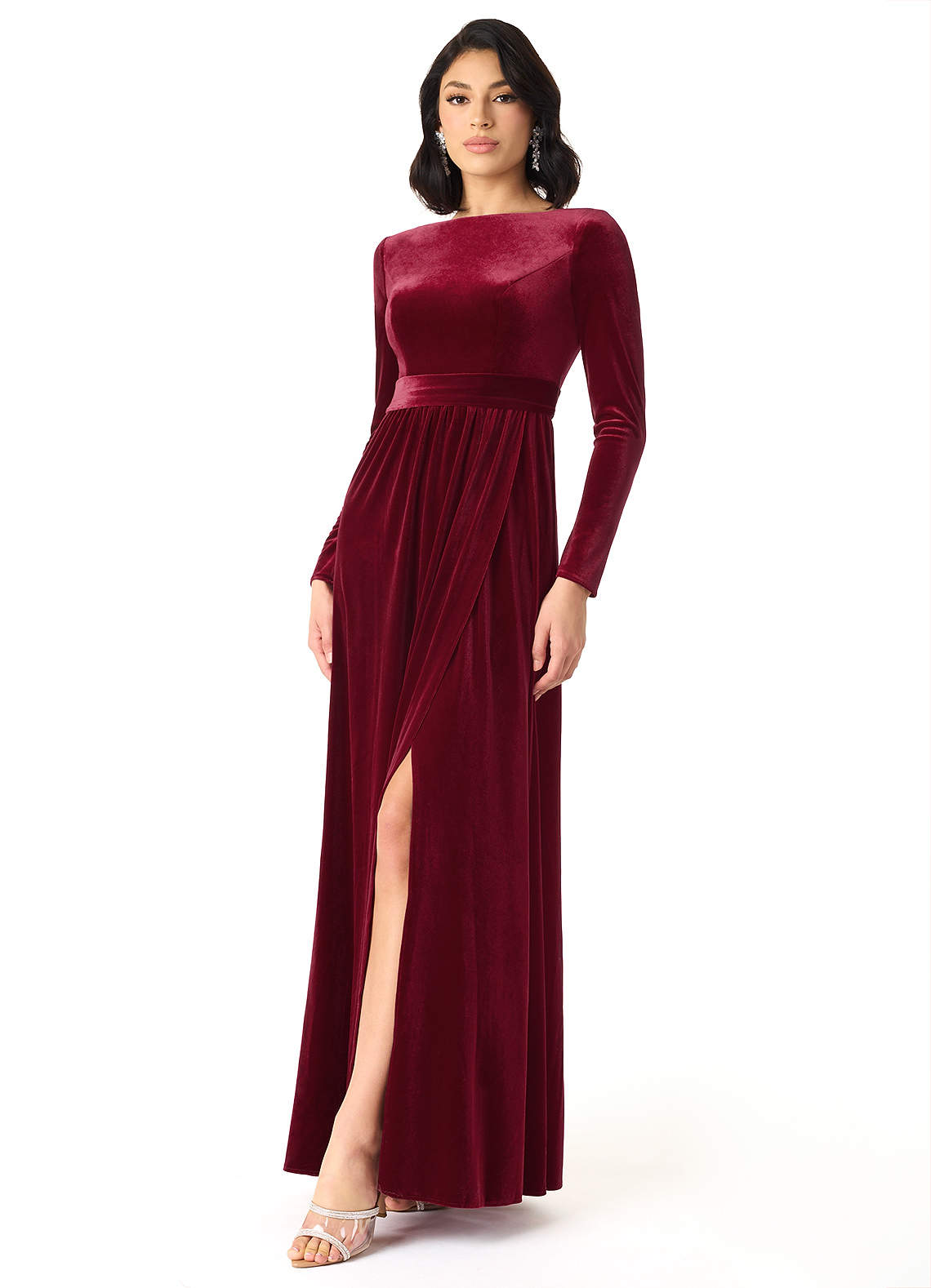 Azazie Brynn Ready to Ship Burgundy Bridesmaid Dresses | Azazie