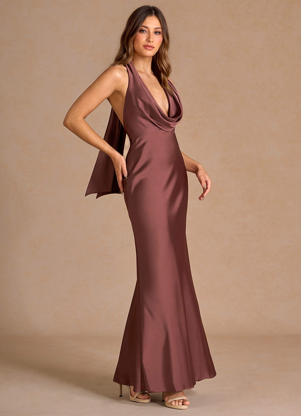 Amélie Mocha Coco Midi Dress
